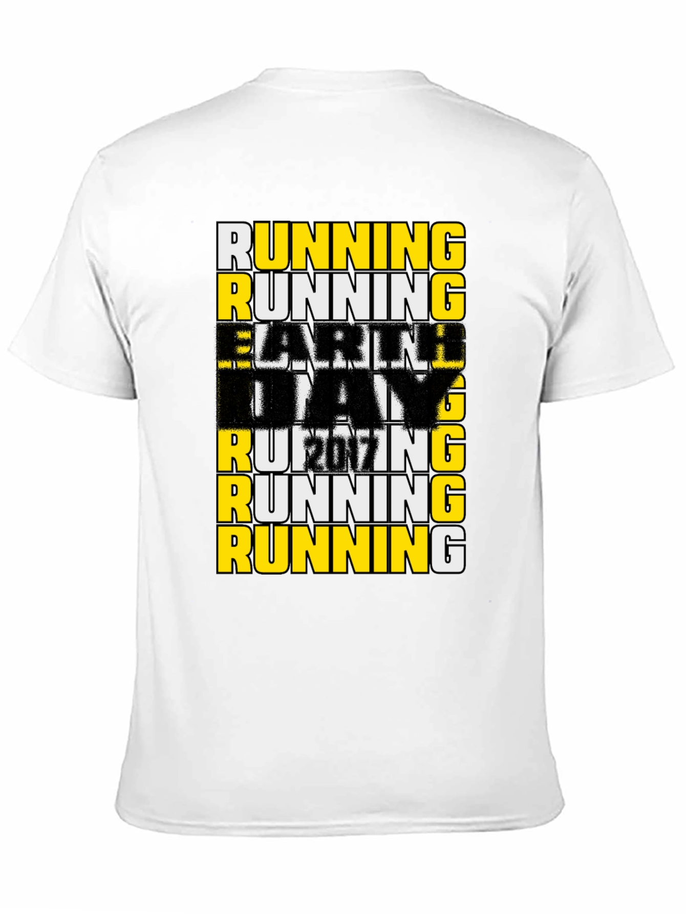 Running The Day Mens Graphic T-Shirt