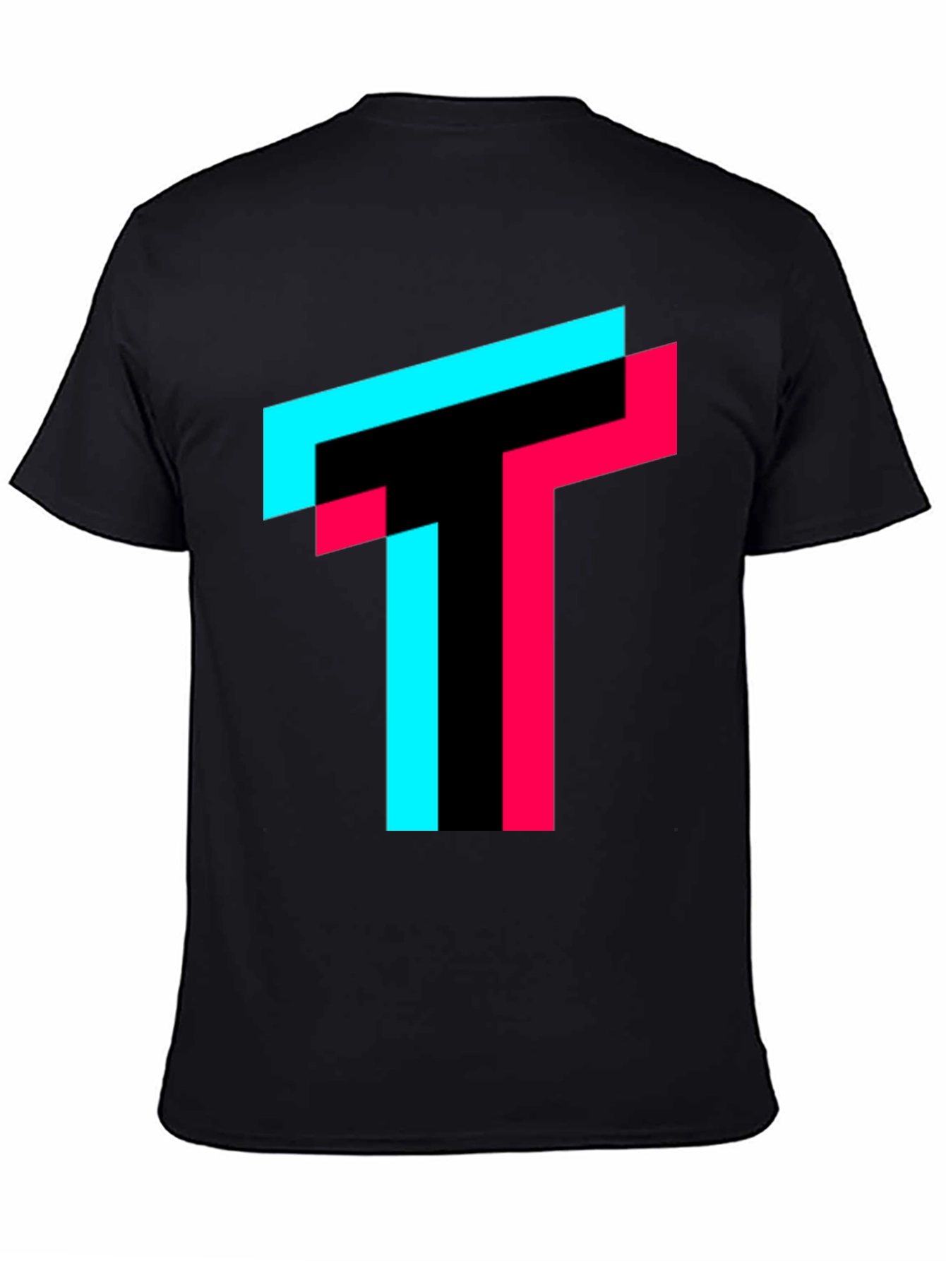 Trendy TikTok Inspired Graphic Tee - Black