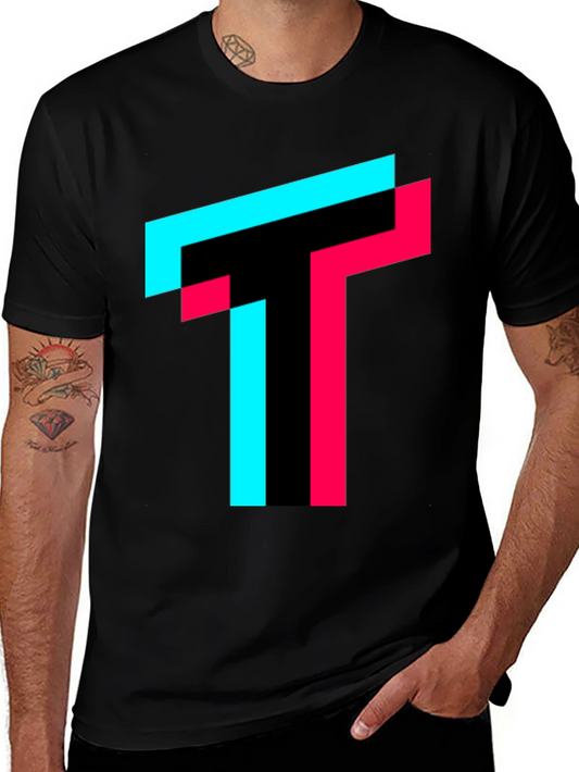 Trendy TikTok Inspired Graphic Tee - Black