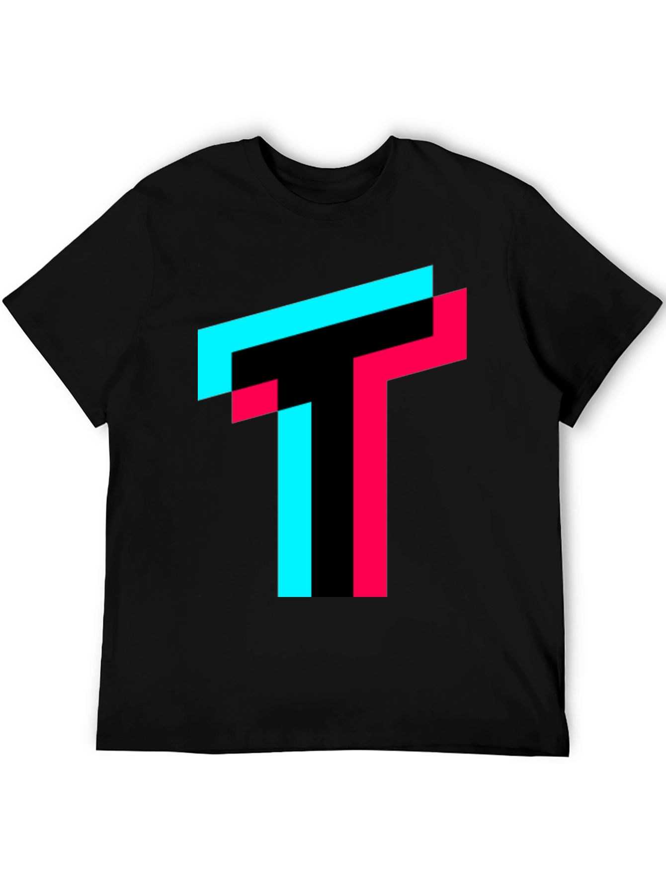Trendy TikTok Inspired Graphic Tee - Black