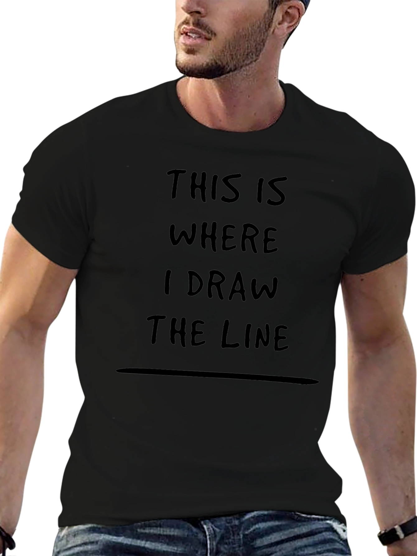 This Is Where I Draw The Line T-Shirt