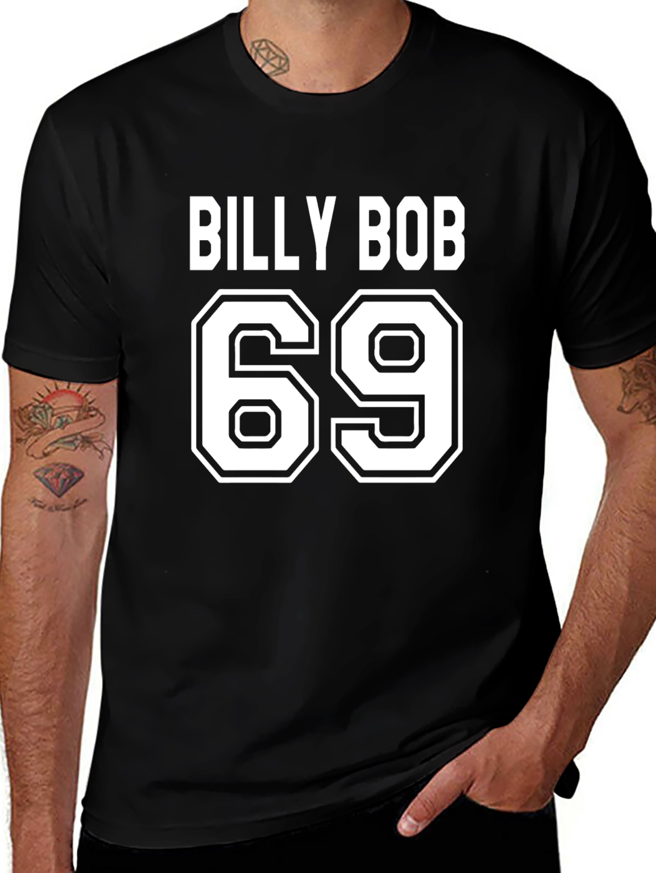 Billy Bob 69 Black T-Shirt