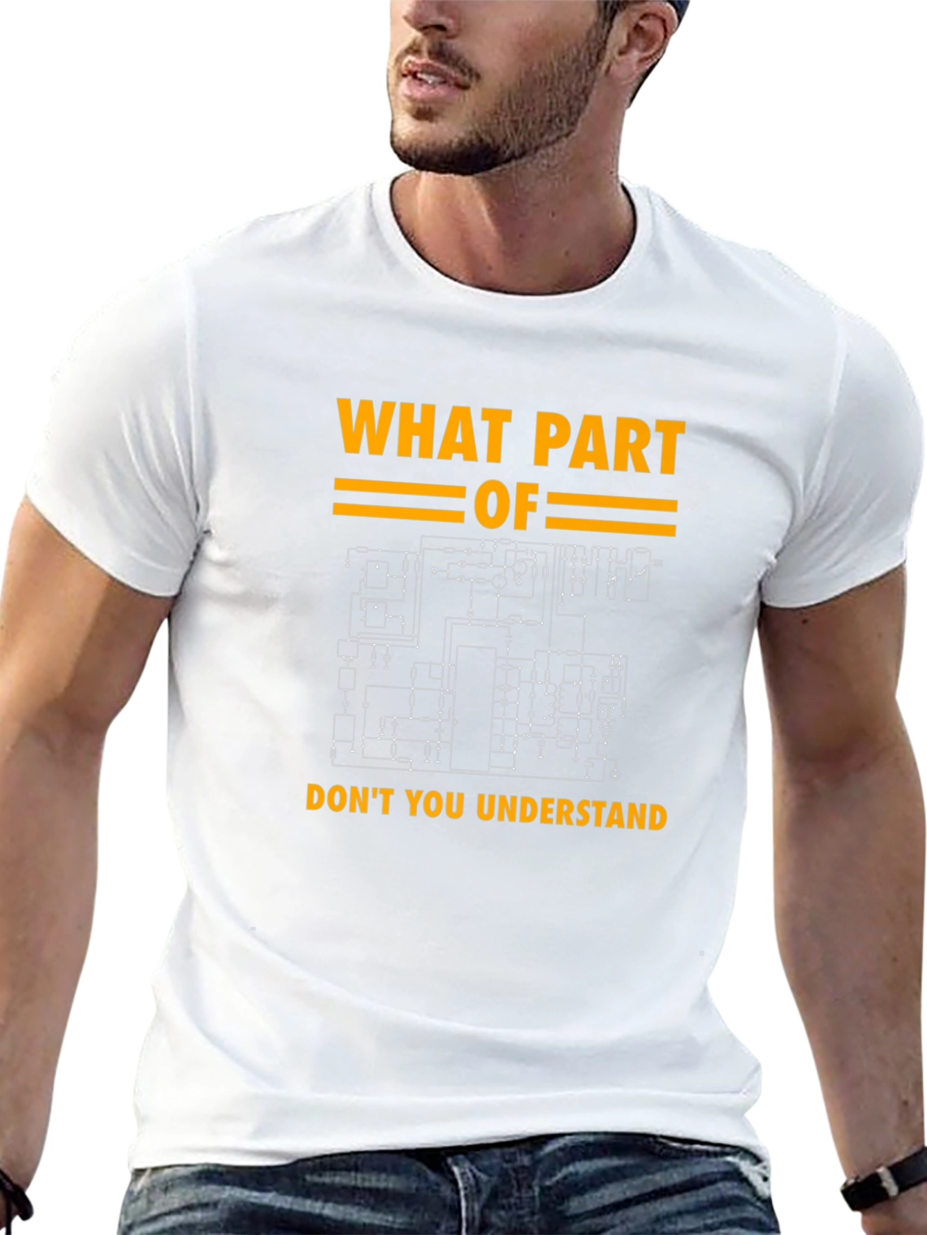 Engineer Schematic T-Shirt - What Part Dont You Understand?