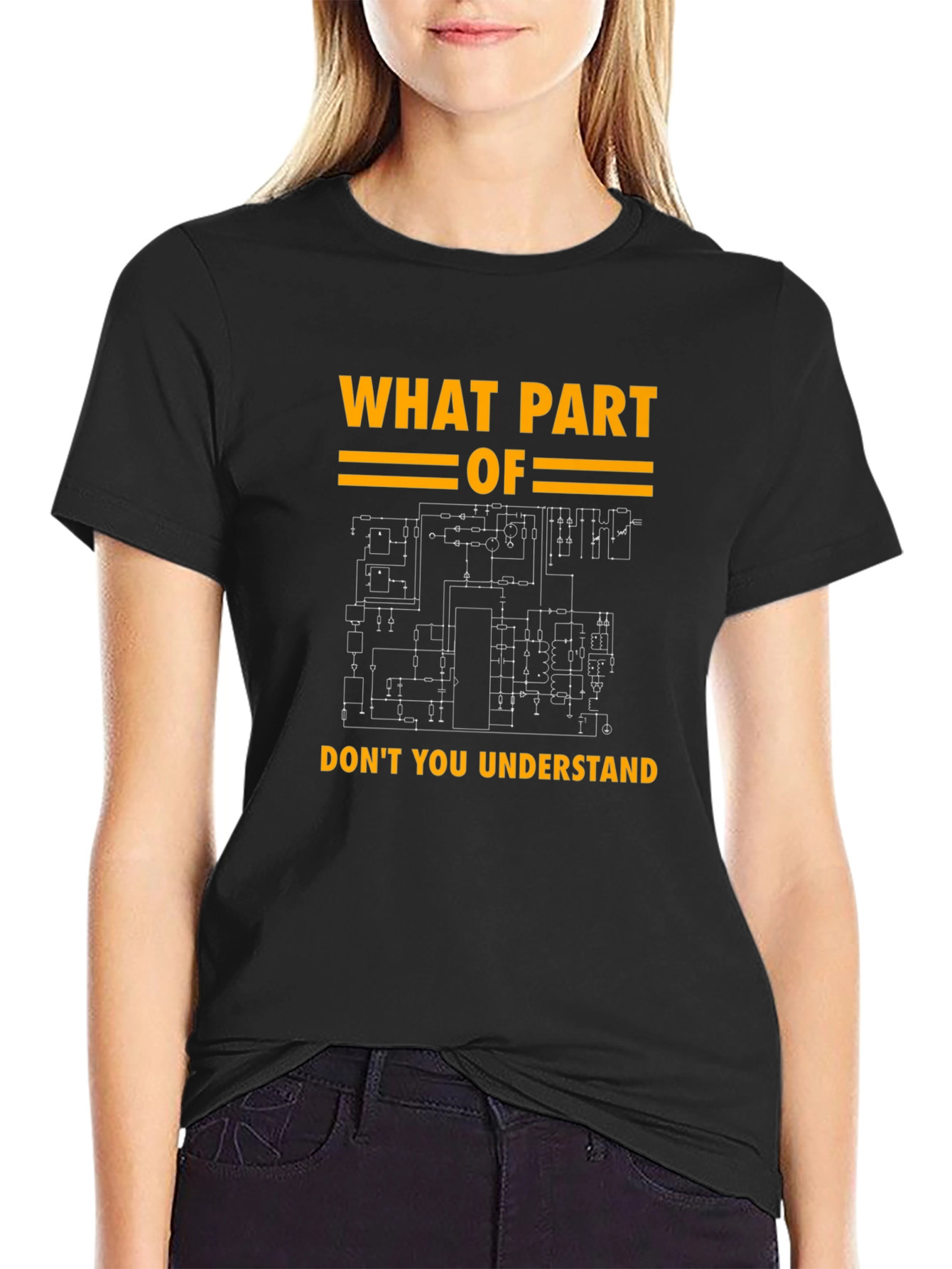 Engineer Schematic T-Shirt - What Part Dont You Understand?