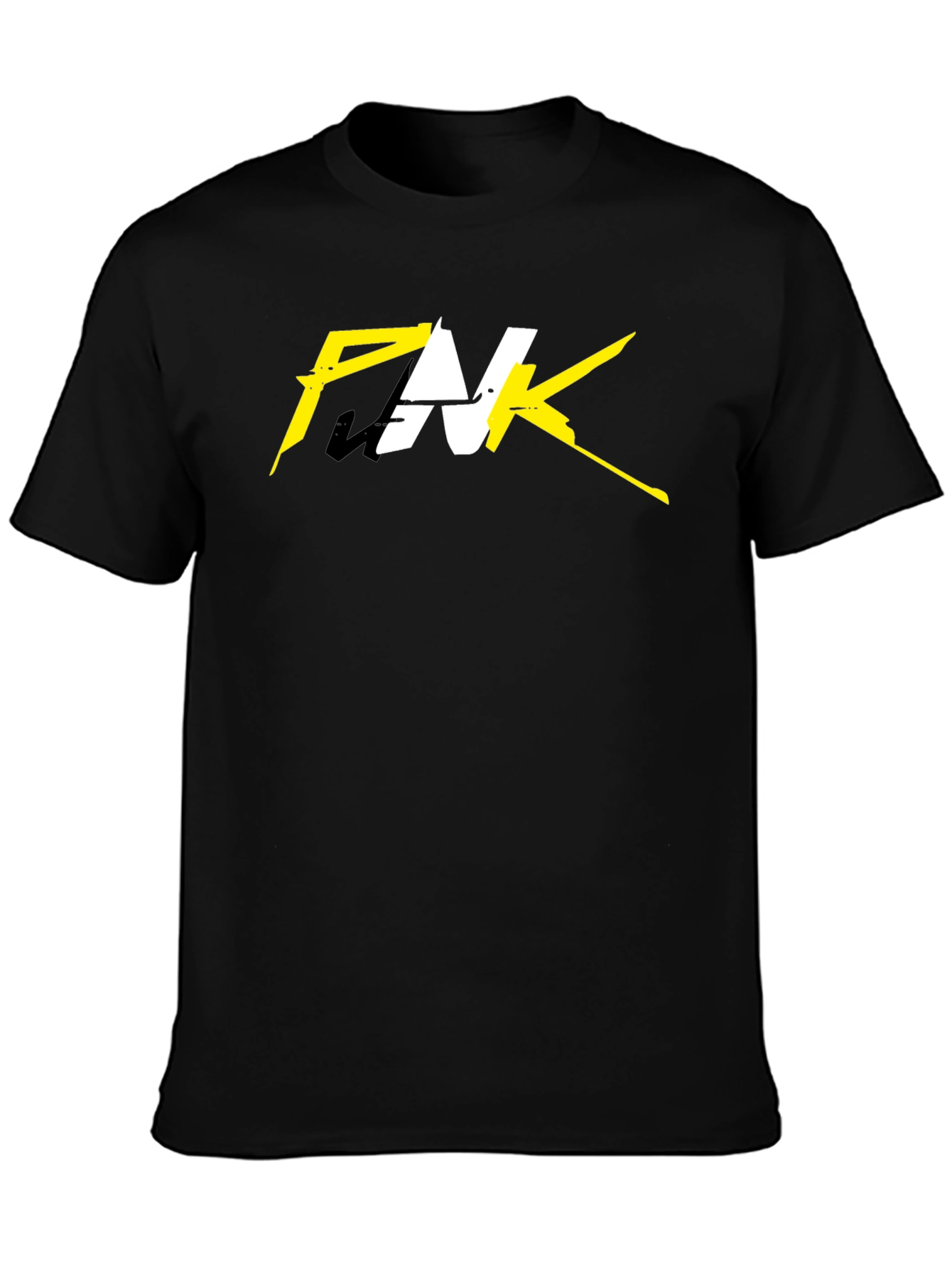 Cyberpunk Inspired Graphic Tee - Black Cotton T-Shirt