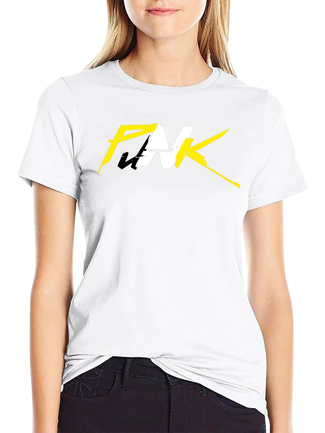 Cyberpunk Inspired Graphic Tee - Black Cotton T-Shirt