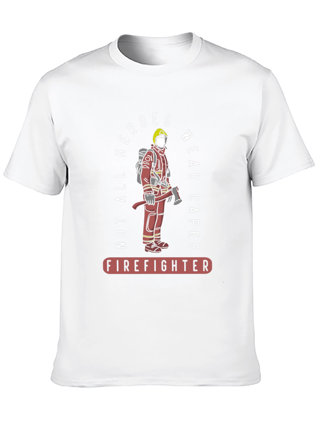 Firefighter Hero Graphic T-Shirt
