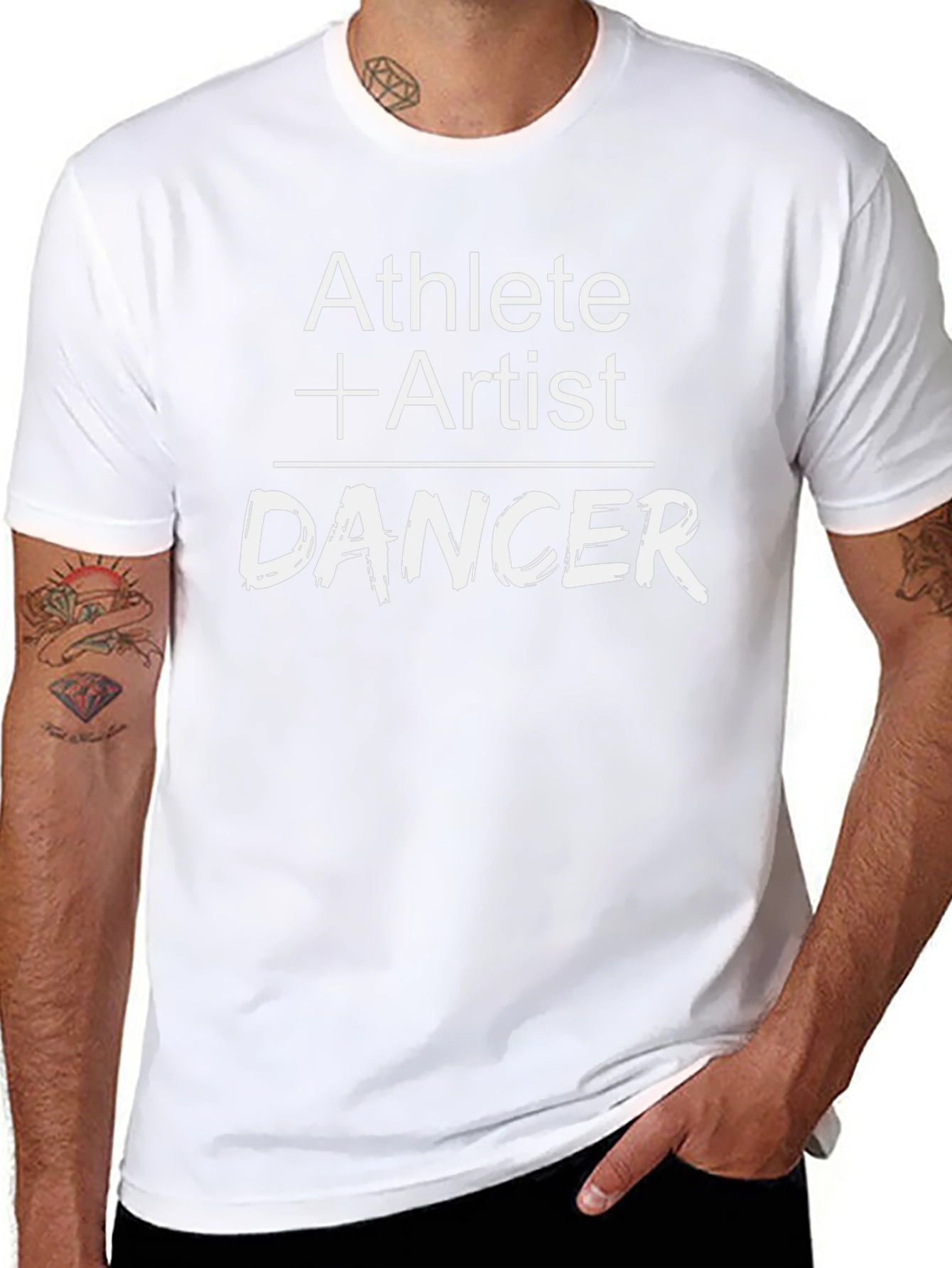 Athlete + Artist = Dancer Graphic Tee - Black