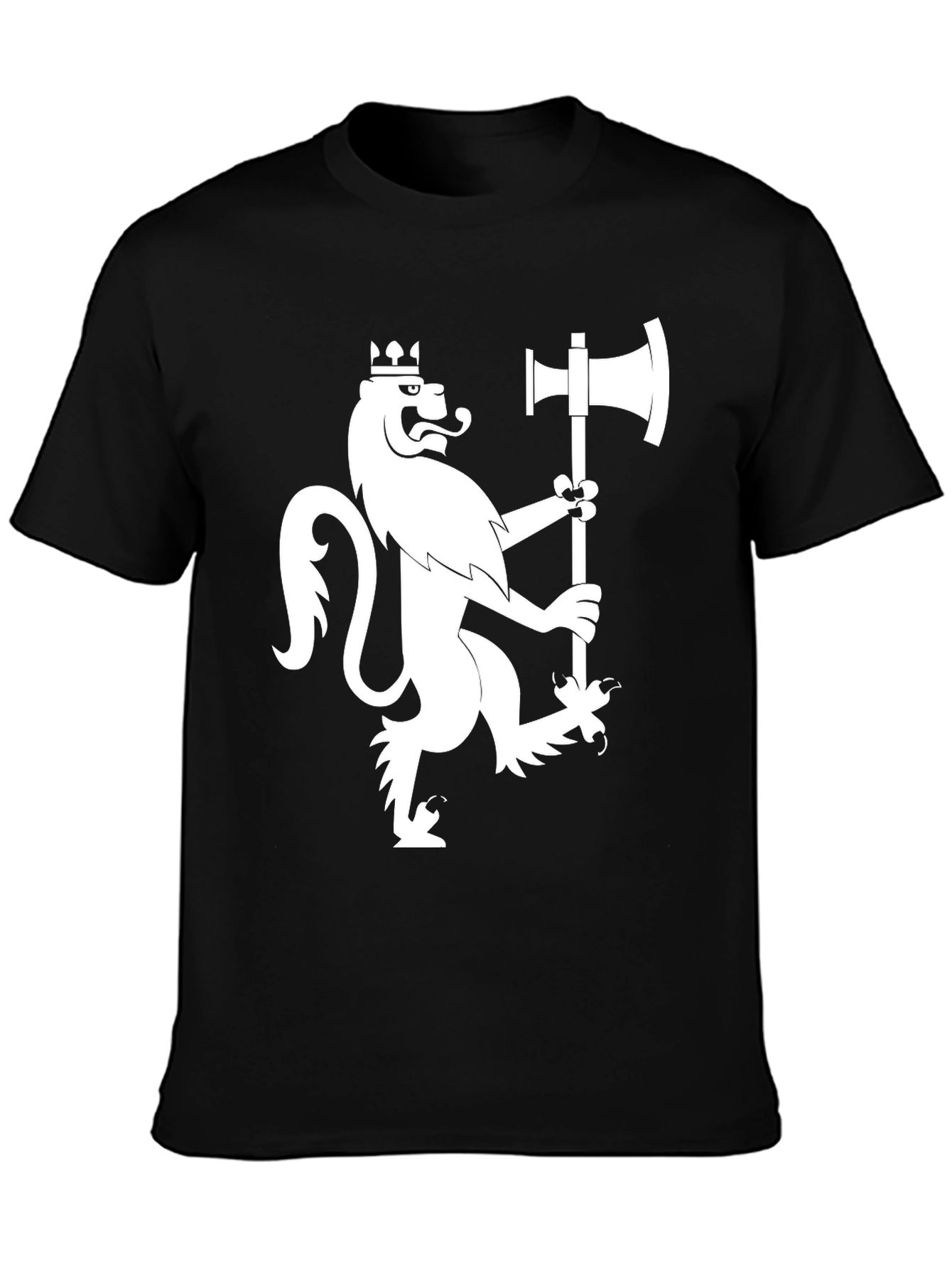 Lion Rampant Axe Graphic Tee - Black