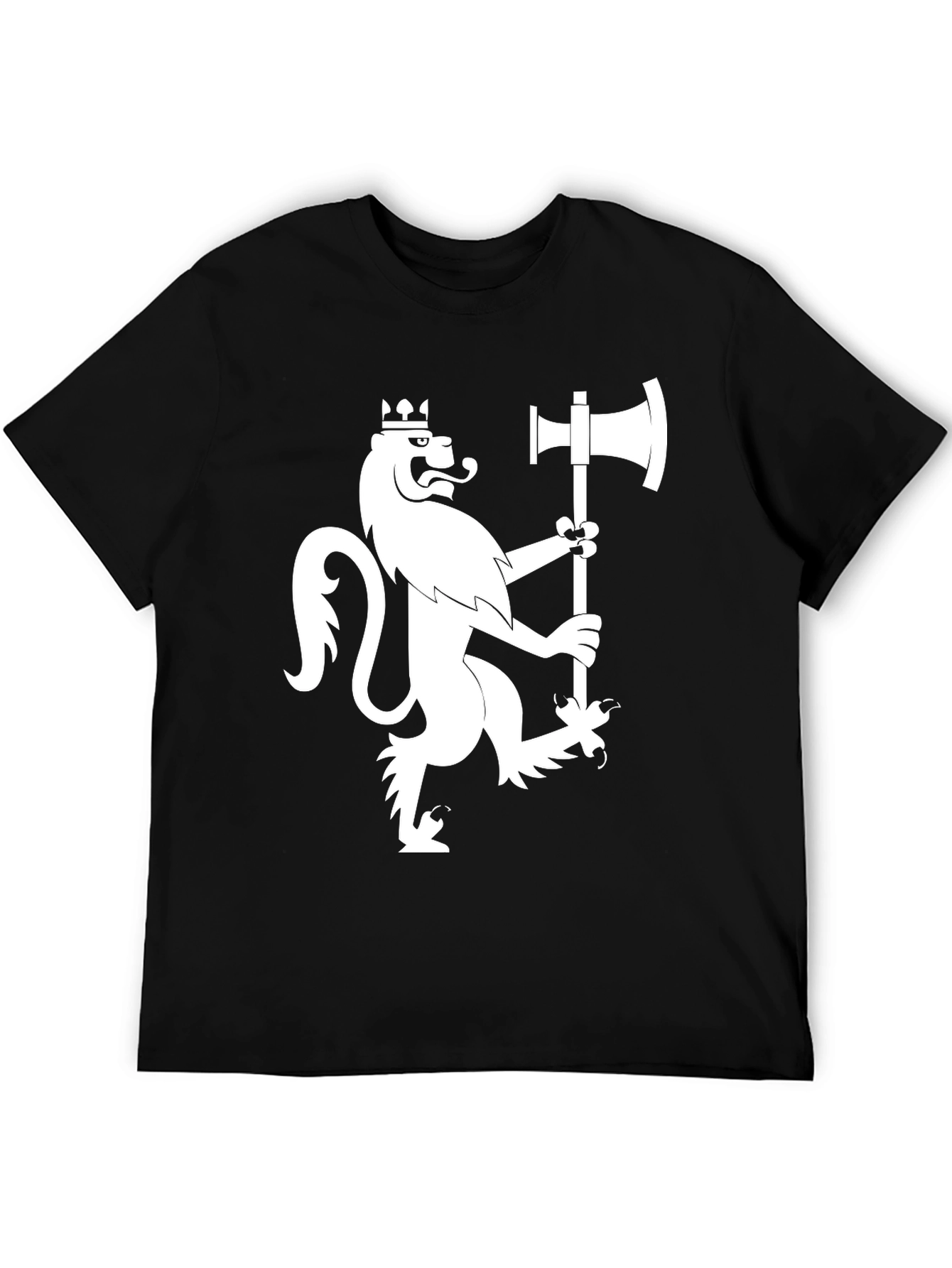 Lion Rampant Axe Graphic Tee - Black