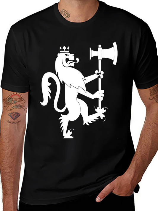 Lion Rampant Axe Graphic Tee - Black