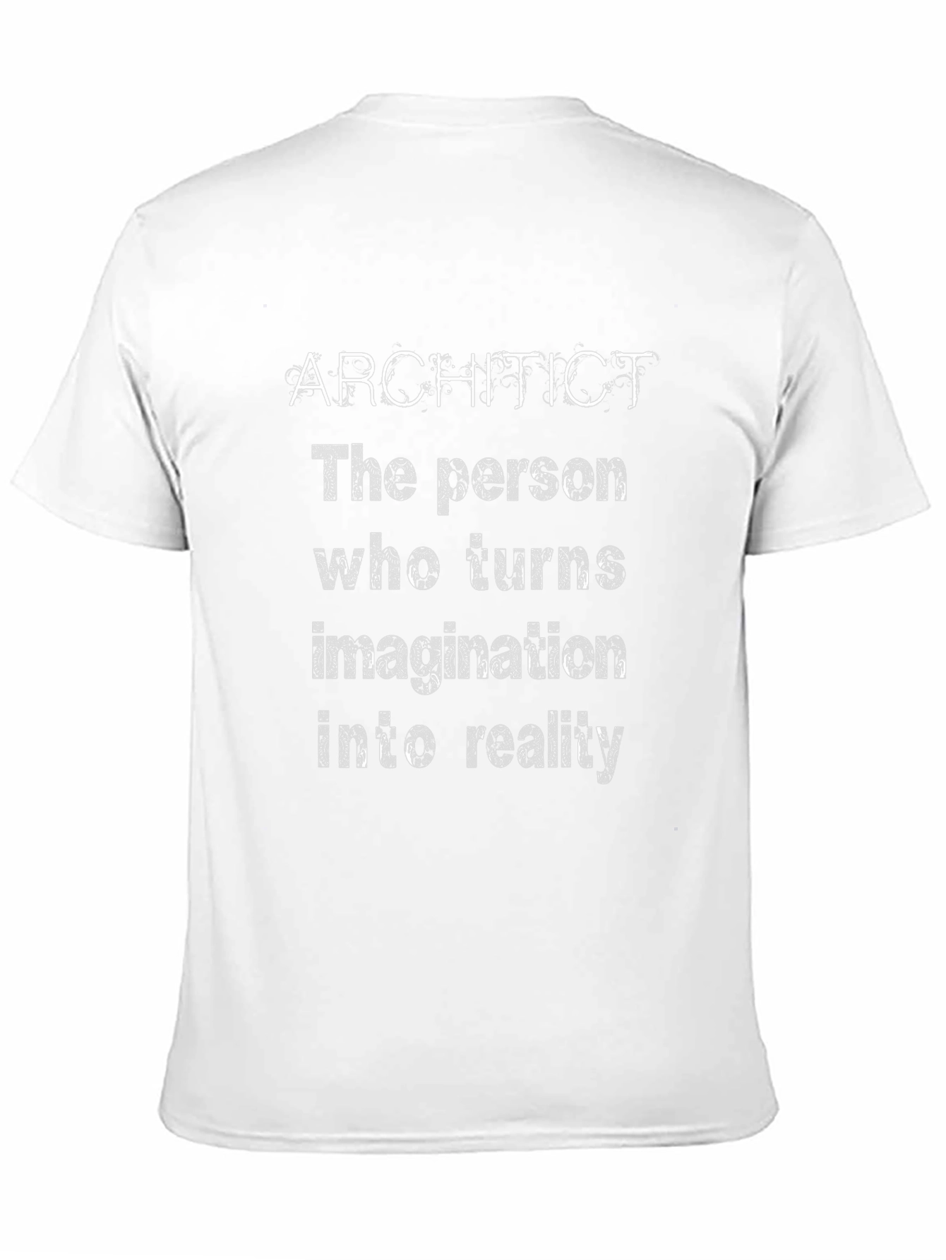 Architect Imagination Reality T-Shirt - Black