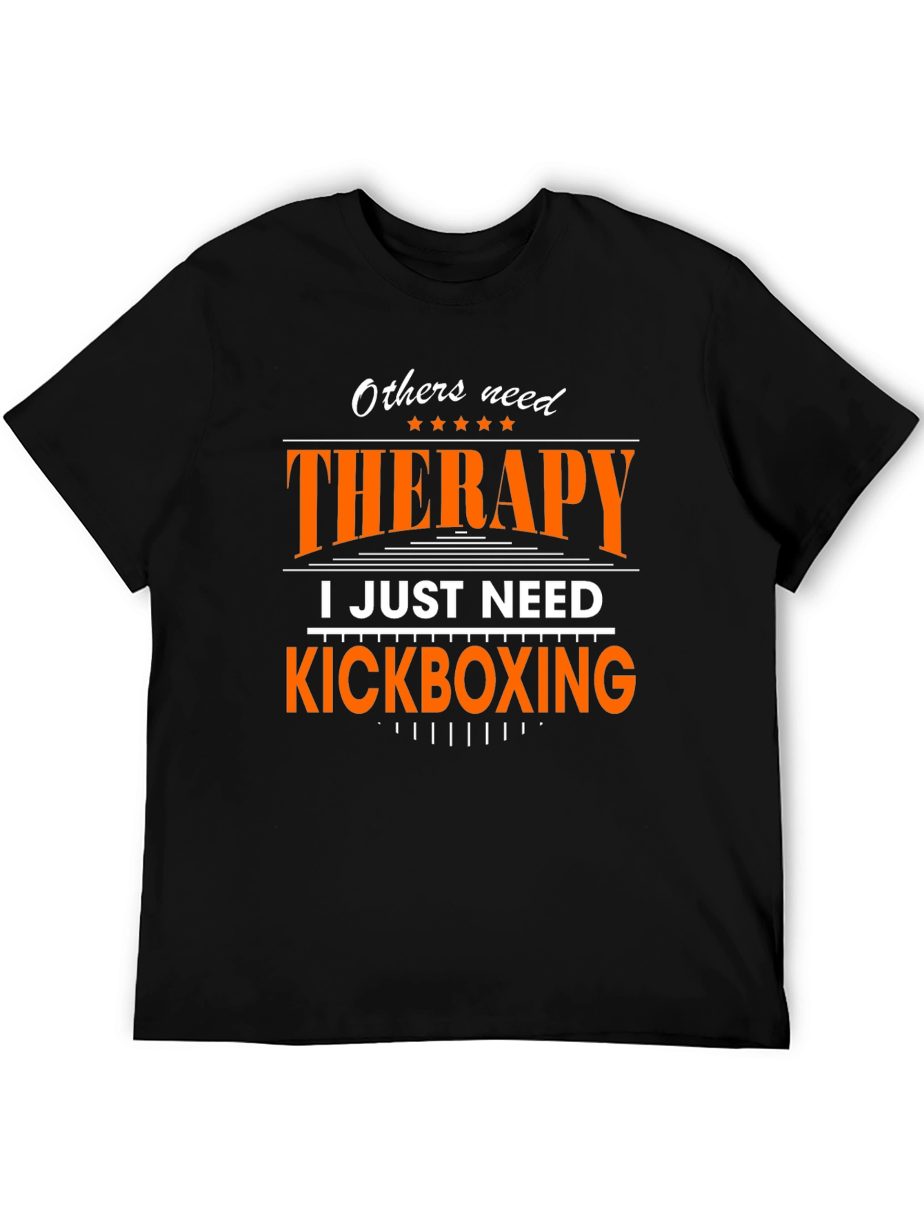 Kickboxing Therapy T-Shirt - Funny Gym Workout Tee
