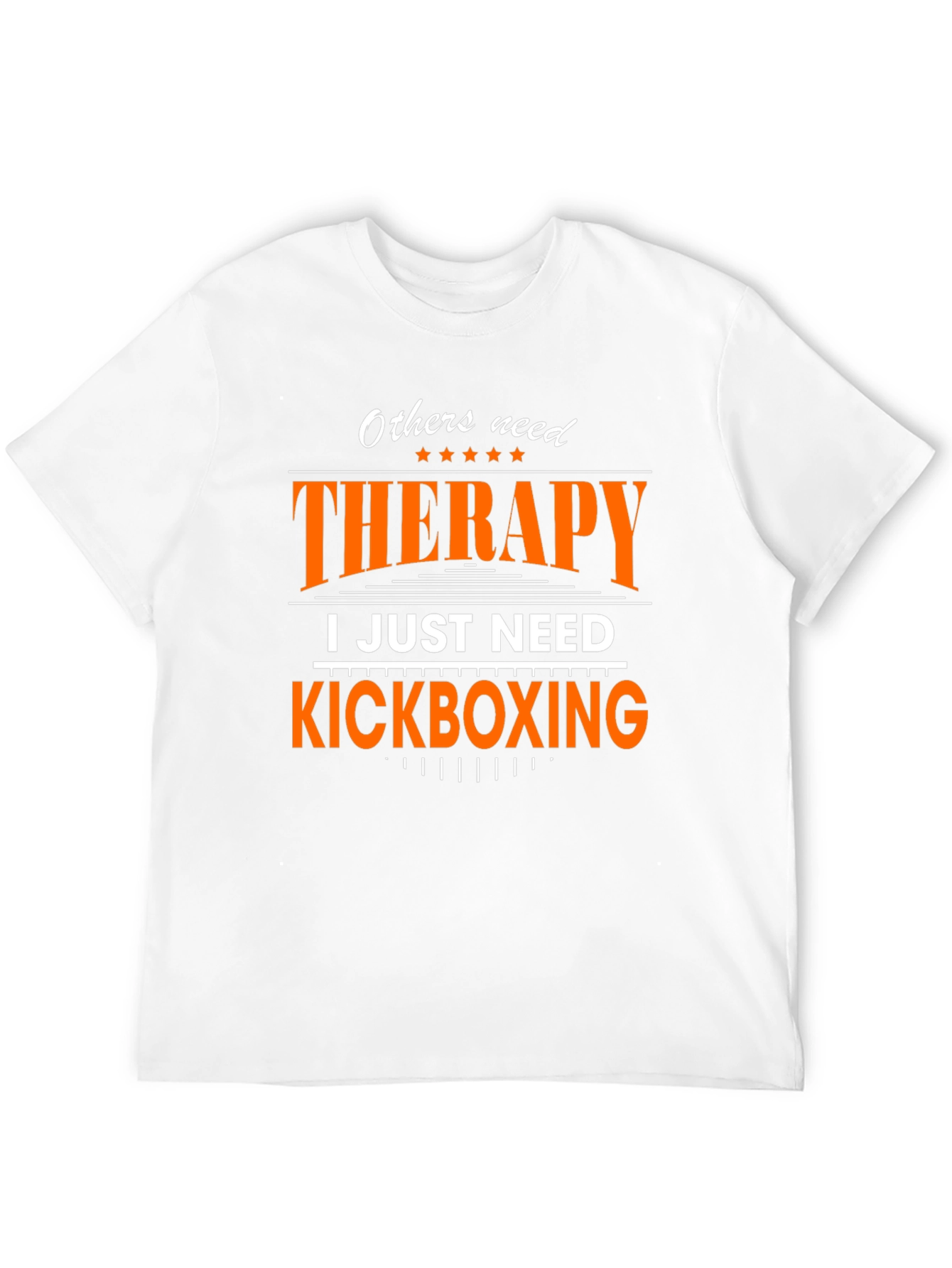 Kickboxing Therapy T-Shirt - Funny Gym Workout Tee