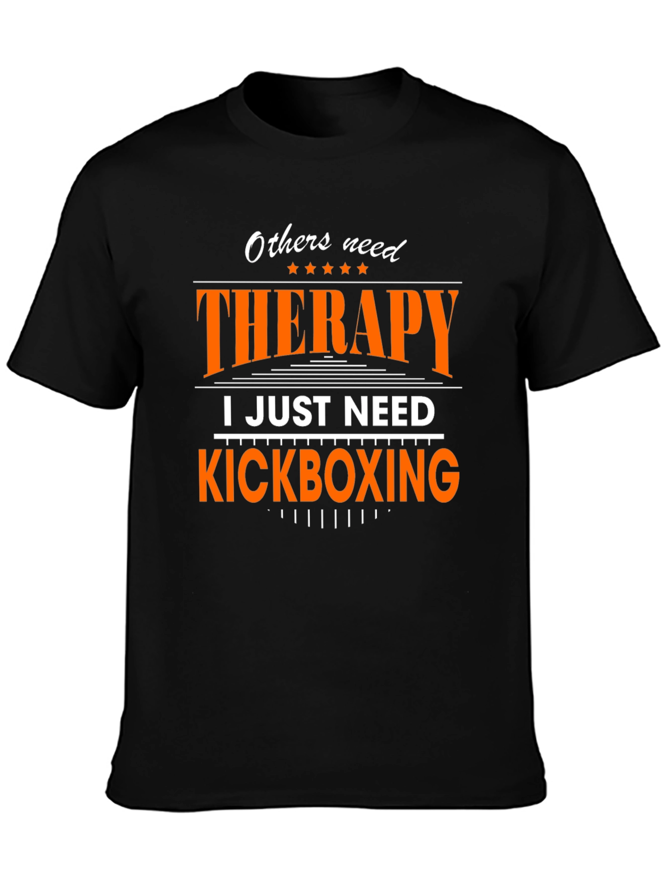 Kickboxing Therapy T-Shirt - Funny Gym Workout Tee
