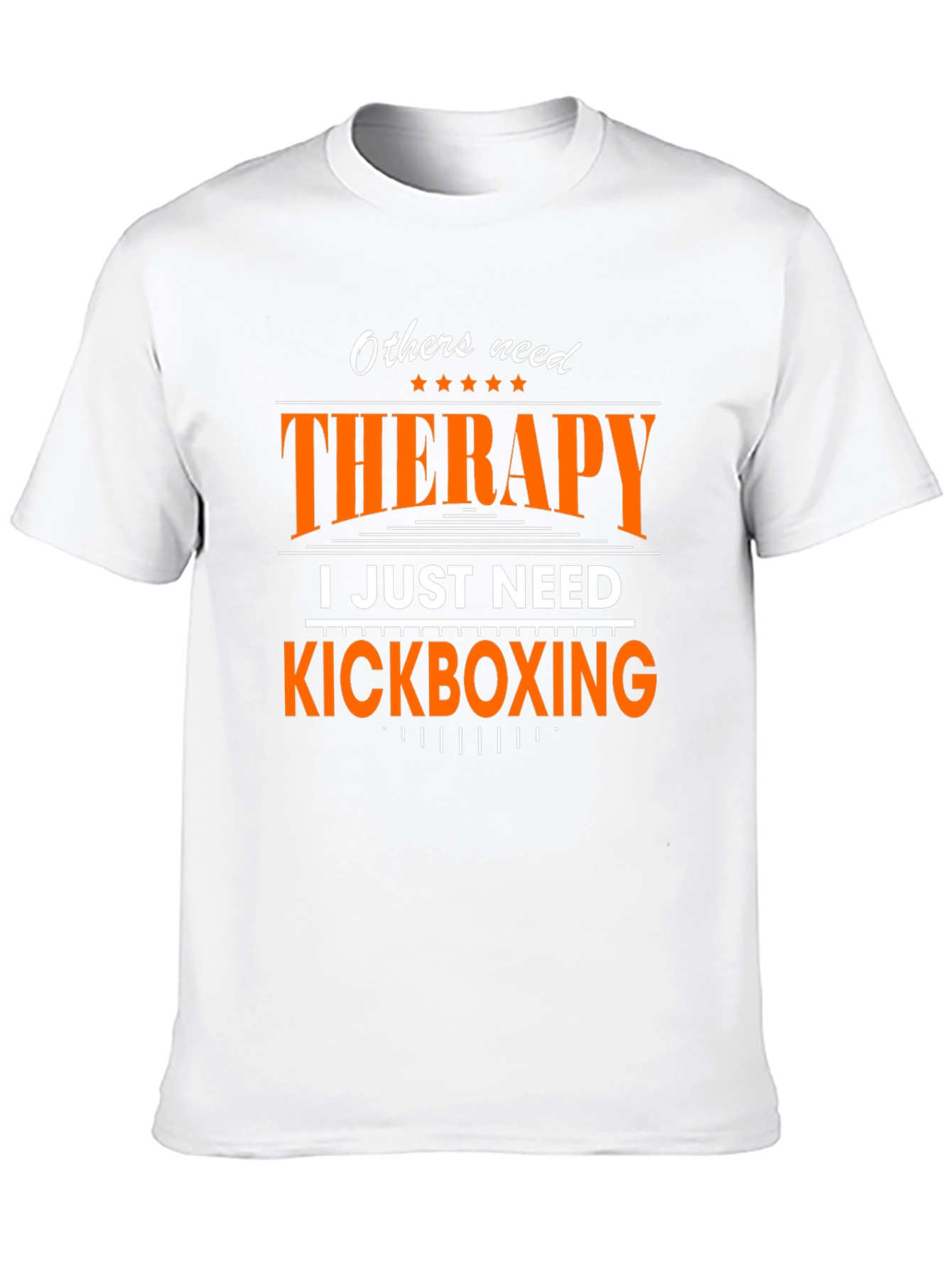 Kickboxing Therapy T-Shirt - Funny Gym Workout Tee