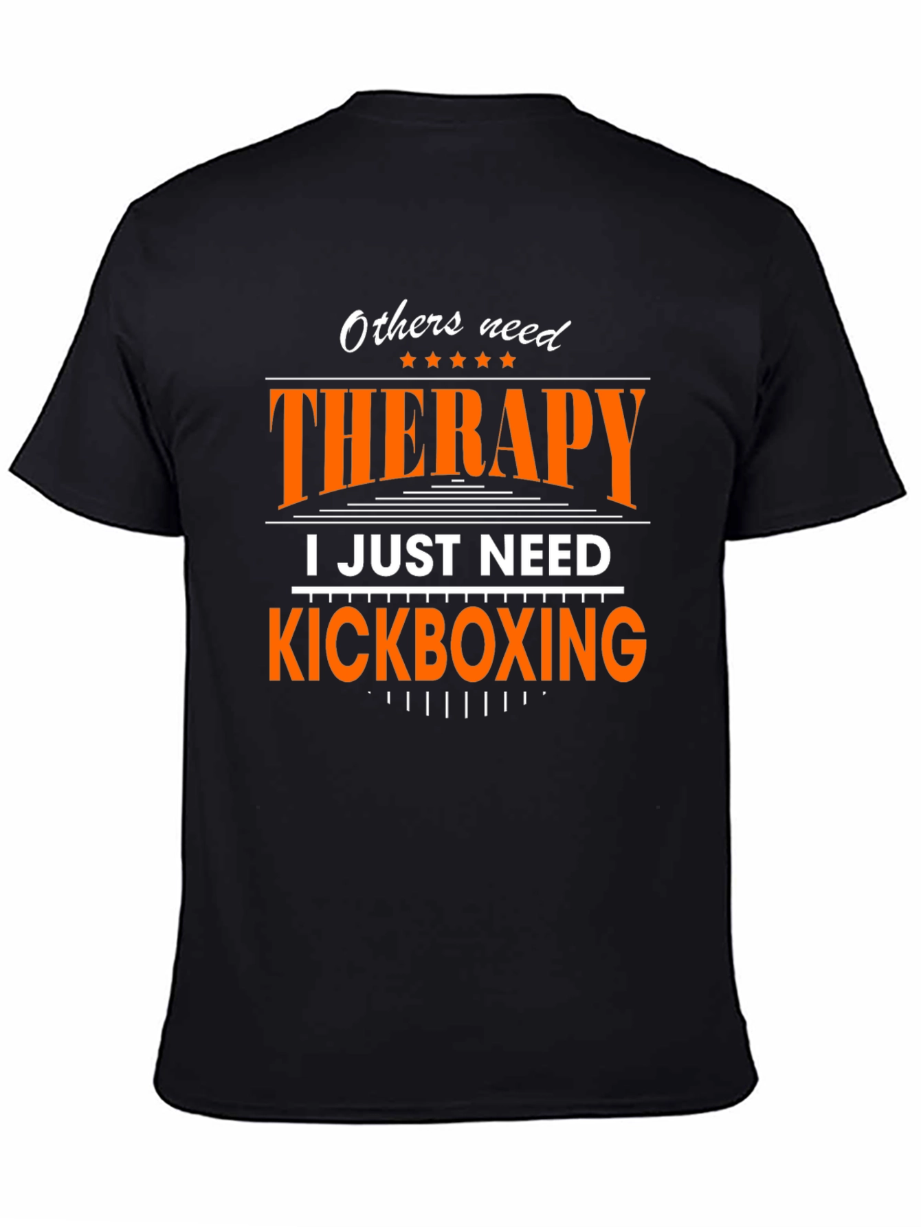 Kickboxing Therapy T-Shirt - Funny Gym Workout Tee