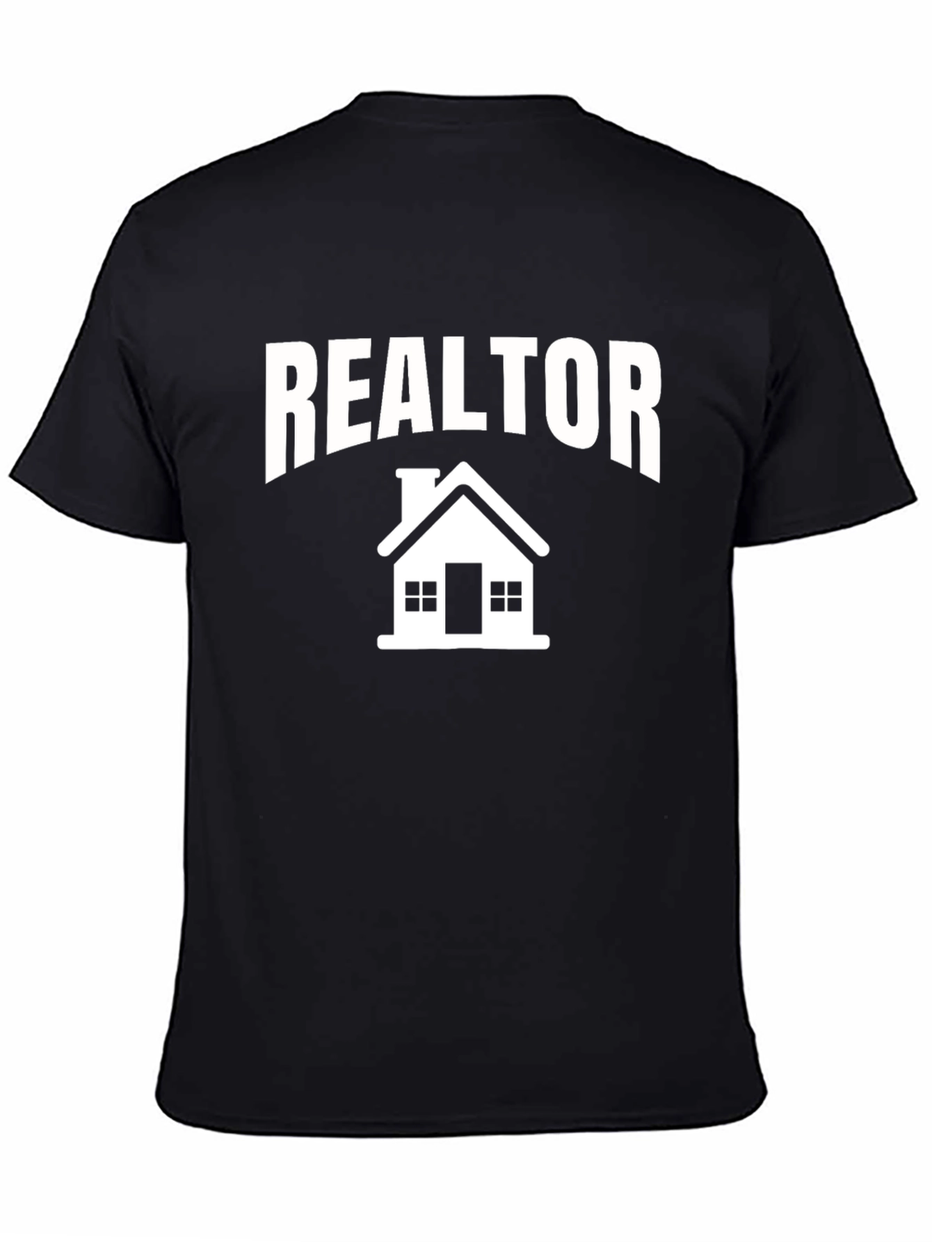 Realtor Graphic Tee - Black Cotton Blend