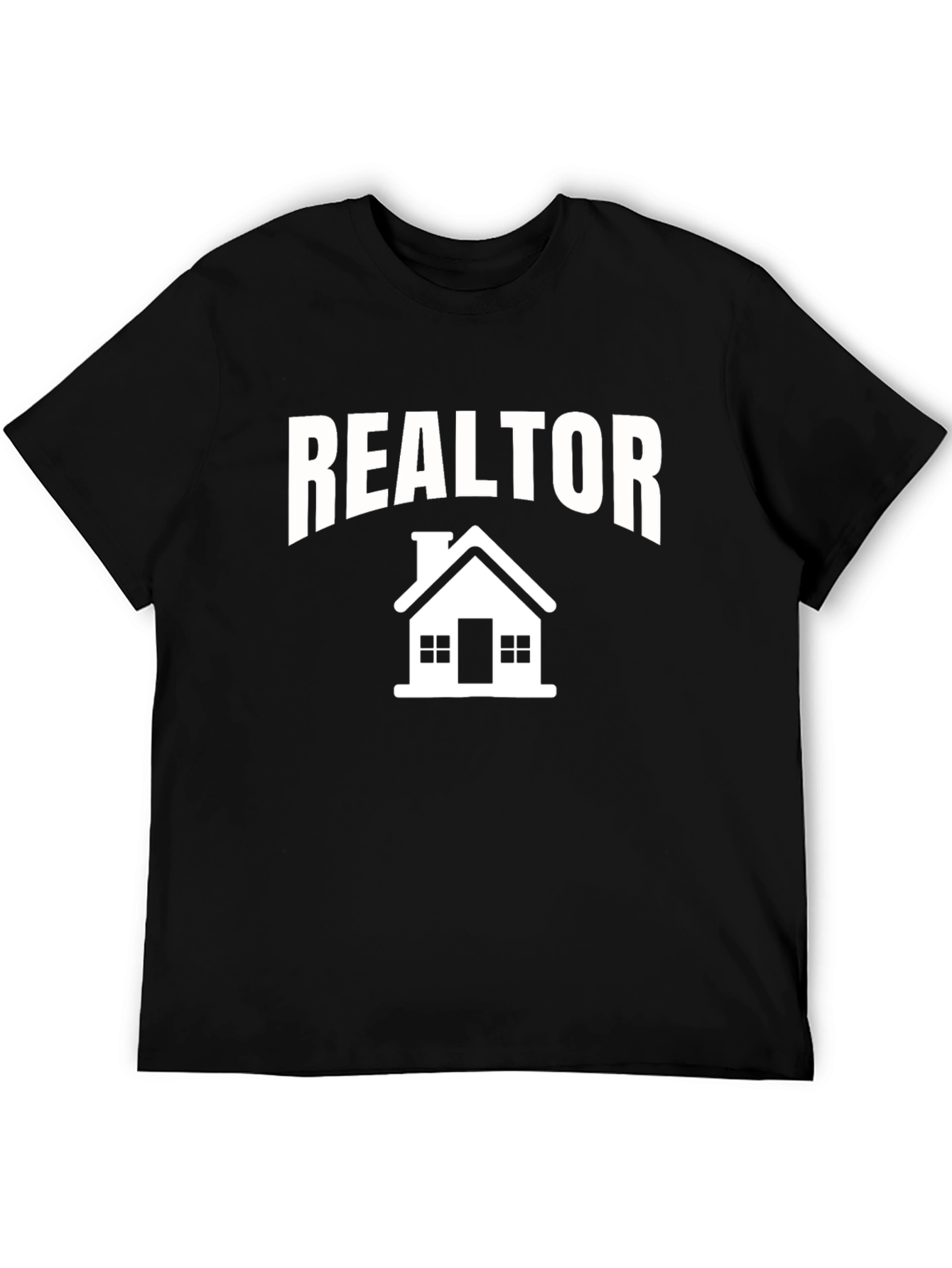 Realtor Graphic Tee - Black Cotton Blend