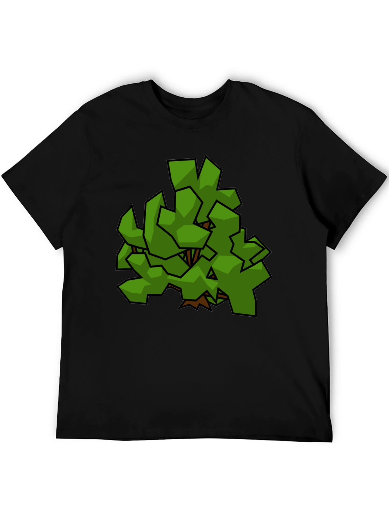 Geometric Bush Graphic T-Shirt