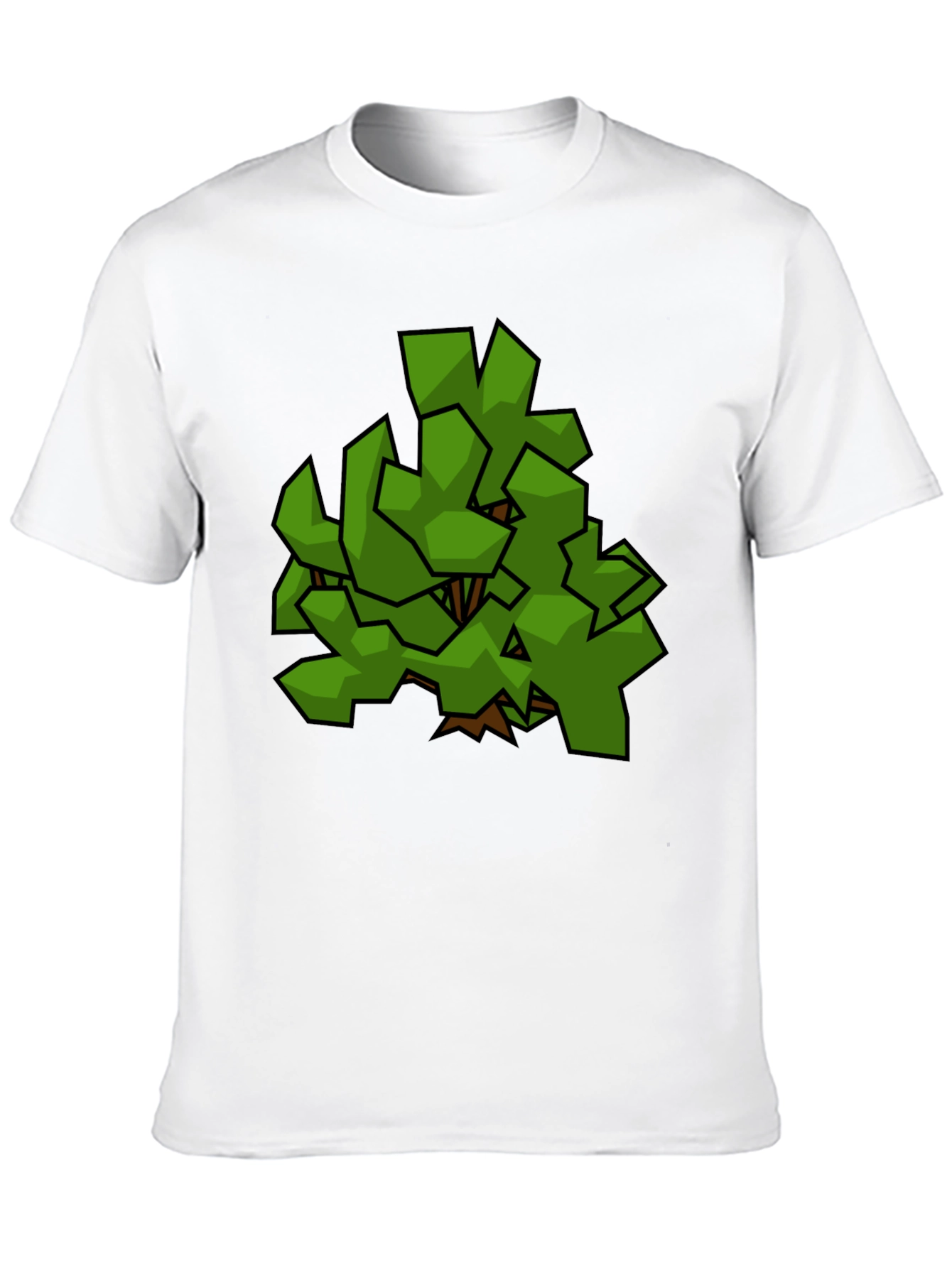 Geometric Bush Graphic T-Shirt