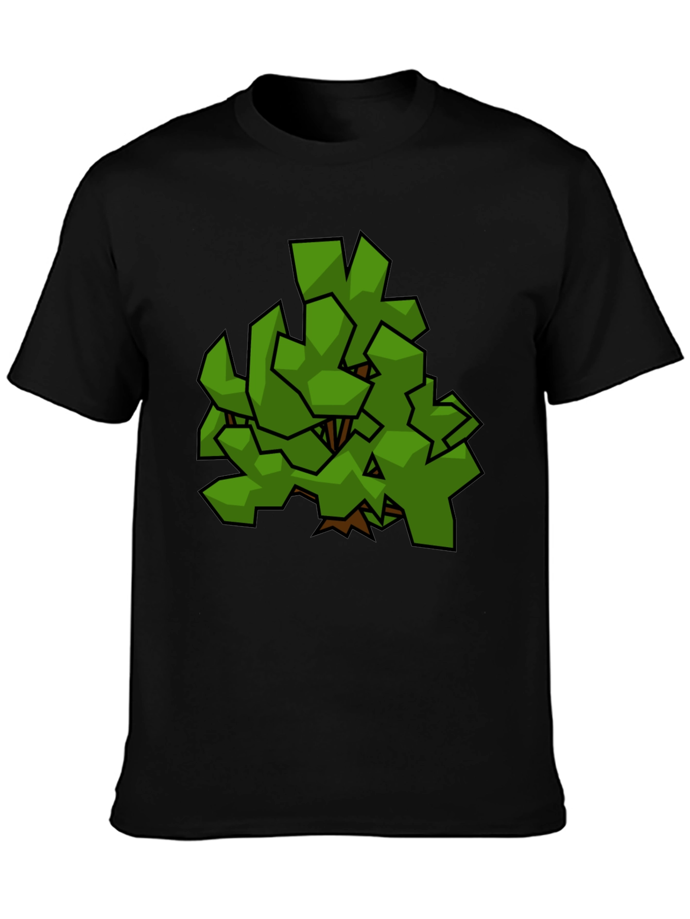 Geometric Bush Graphic T-Shirt