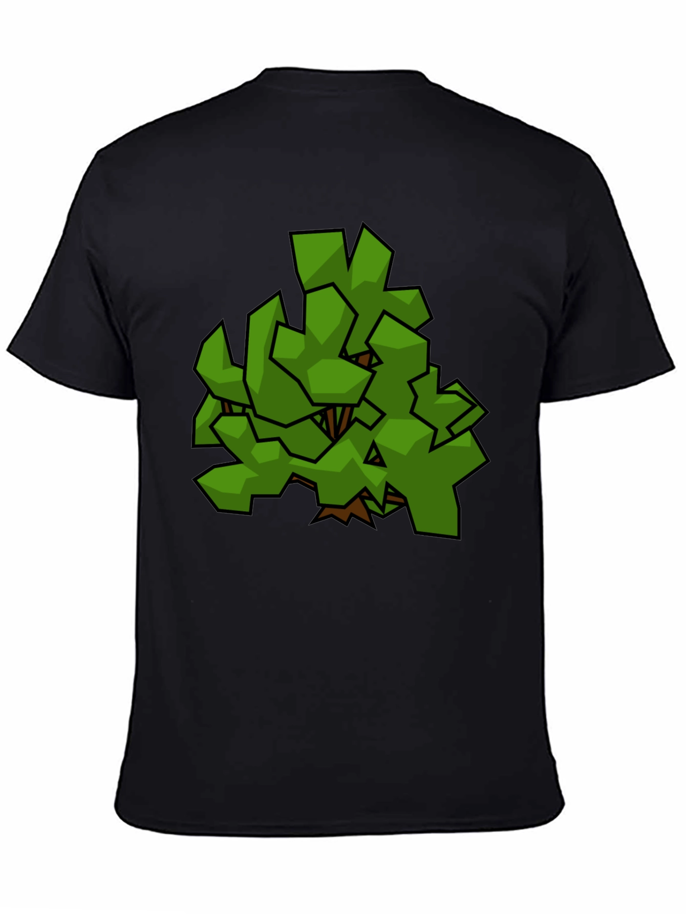 Geometric Bush Graphic T-Shirt