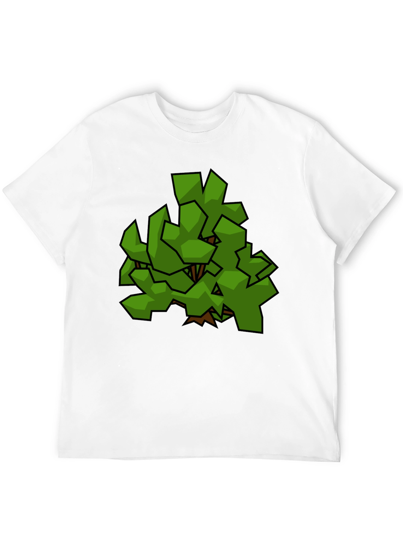 Geometric Bush Graphic T-Shirt