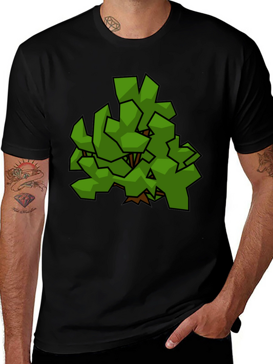 Geometric Bush Graphic T-Shirt