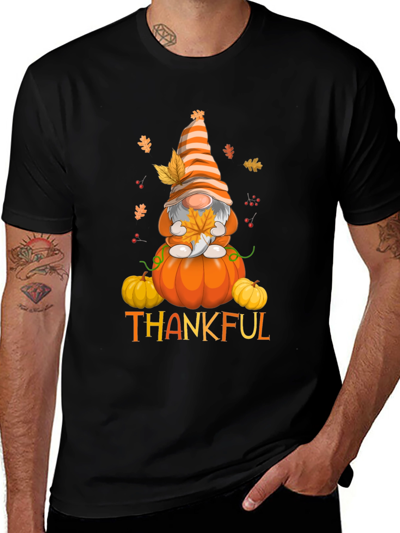 Thankful Gnome Fall T-Shirt