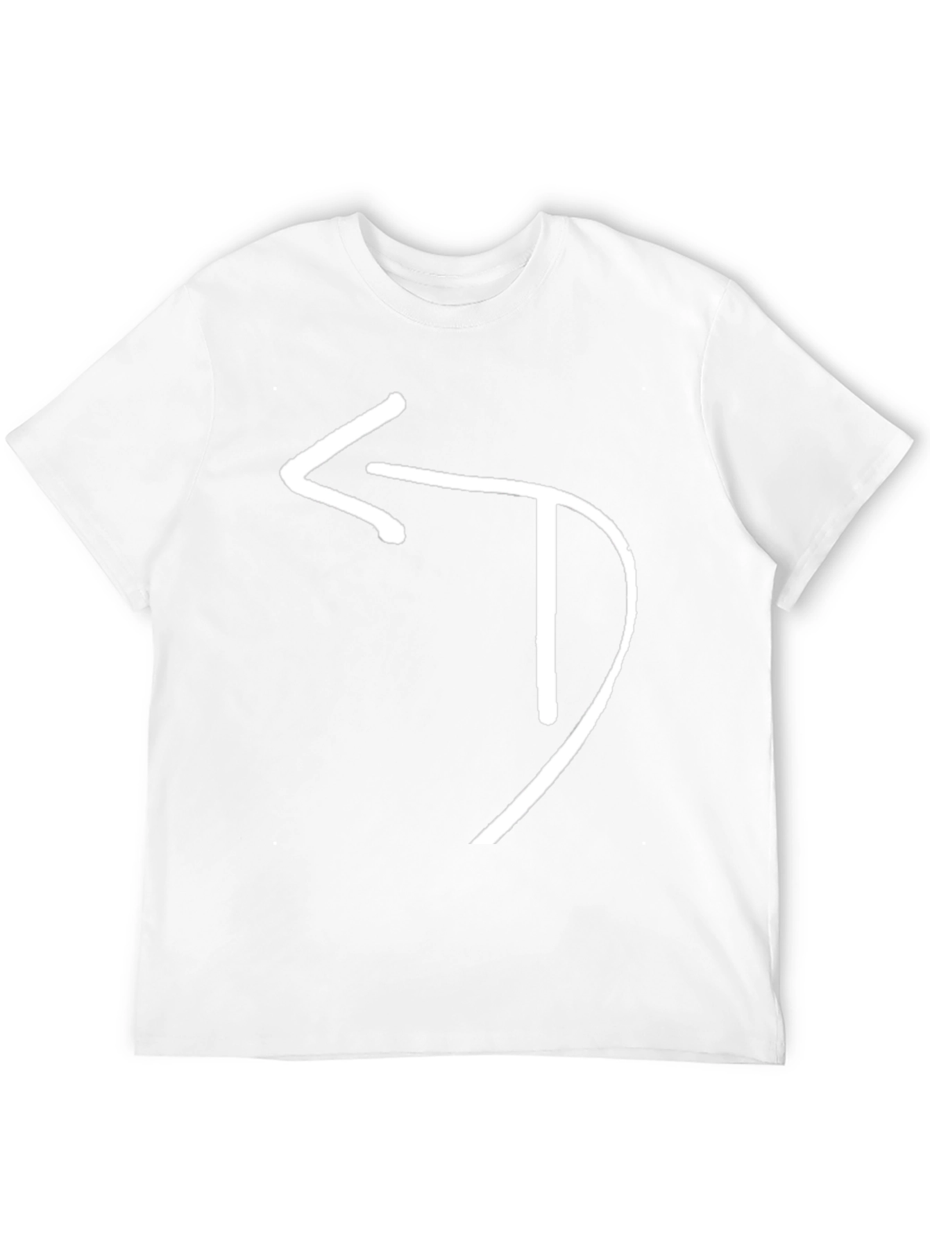 Modern Arrow T-Shirt - Black Cotton Graphic Tee