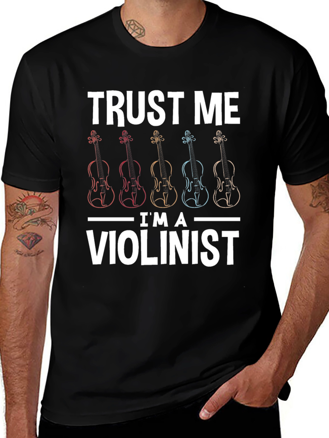 Trust Me Im A Violinist Graphic T-Shirt