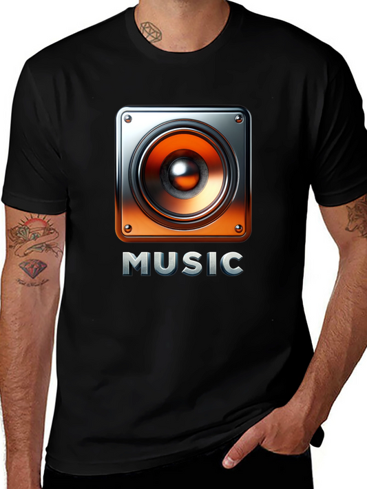 Music Speaker T-Shirt - Graphic Tee for Music Lovers