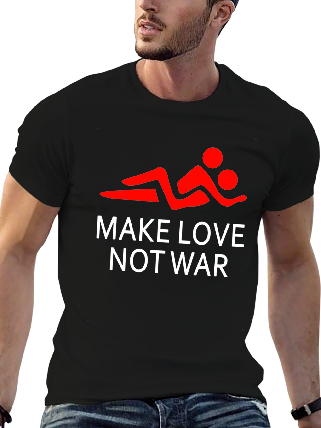 Make Love Not War Graphic Tee