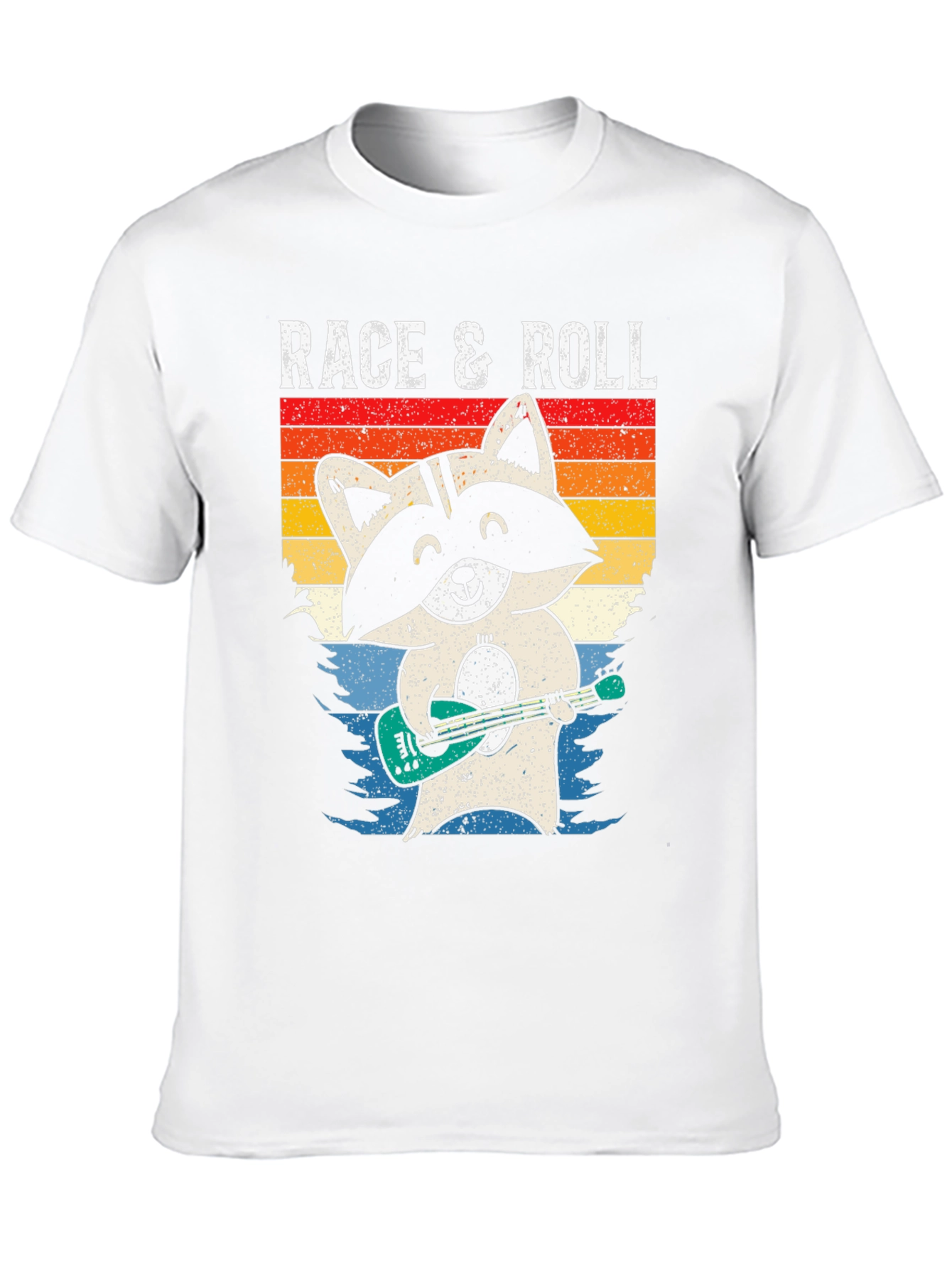 Race & Roll Raccoon Graphic Tee
