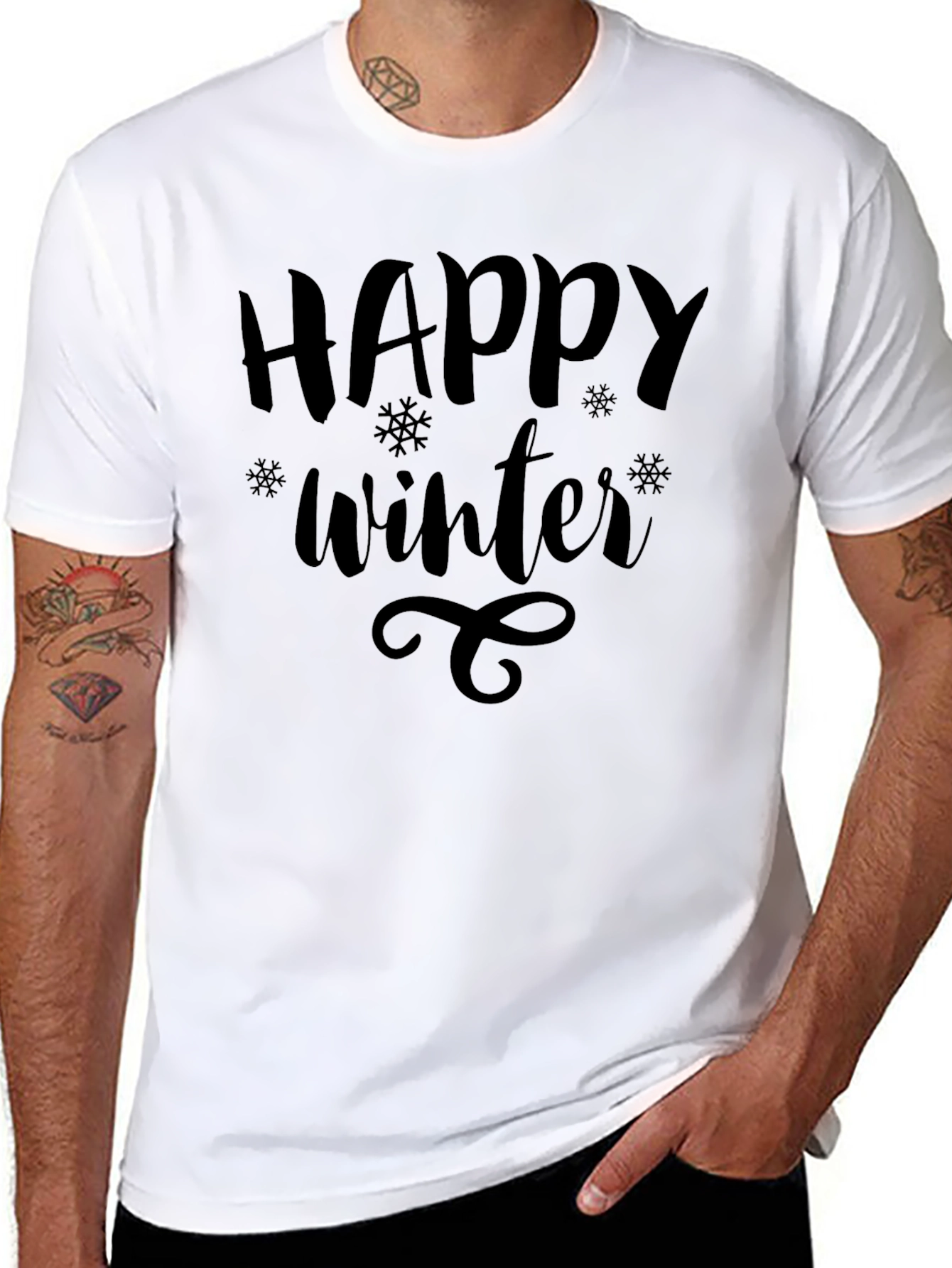 Happy Winter Graphic T-Shirt