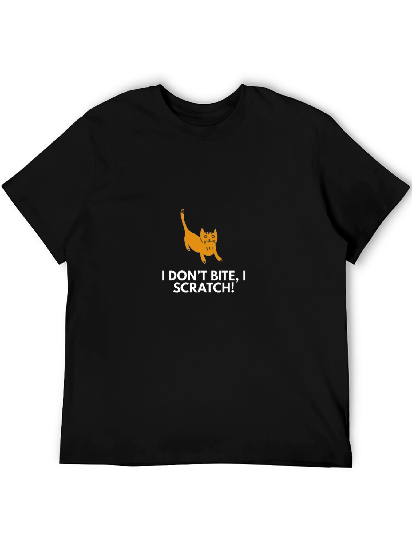 I Dont Bite I Scratch! Cat T-Shirt