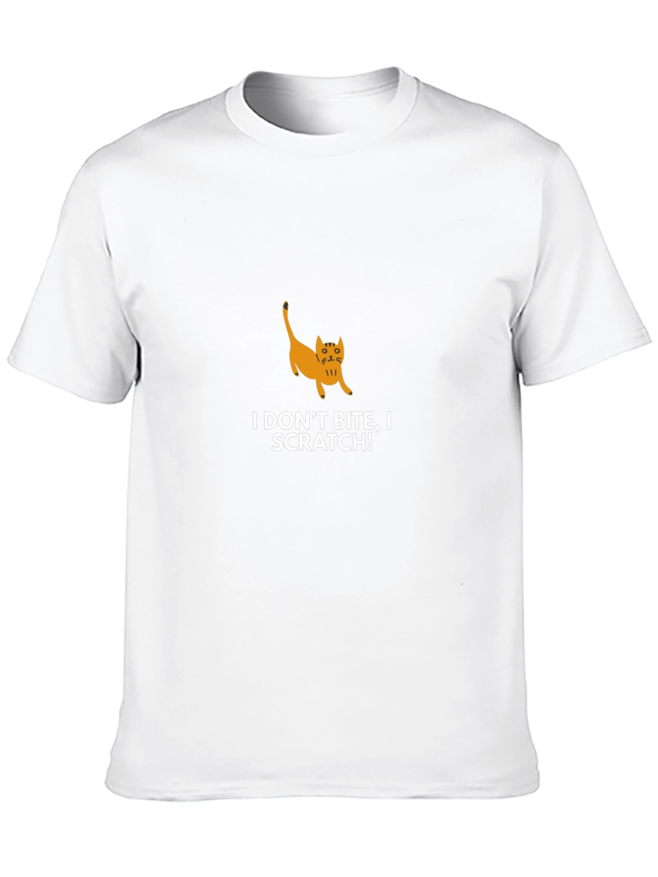 I Dont Bite I Scratch! Cat T-Shirt