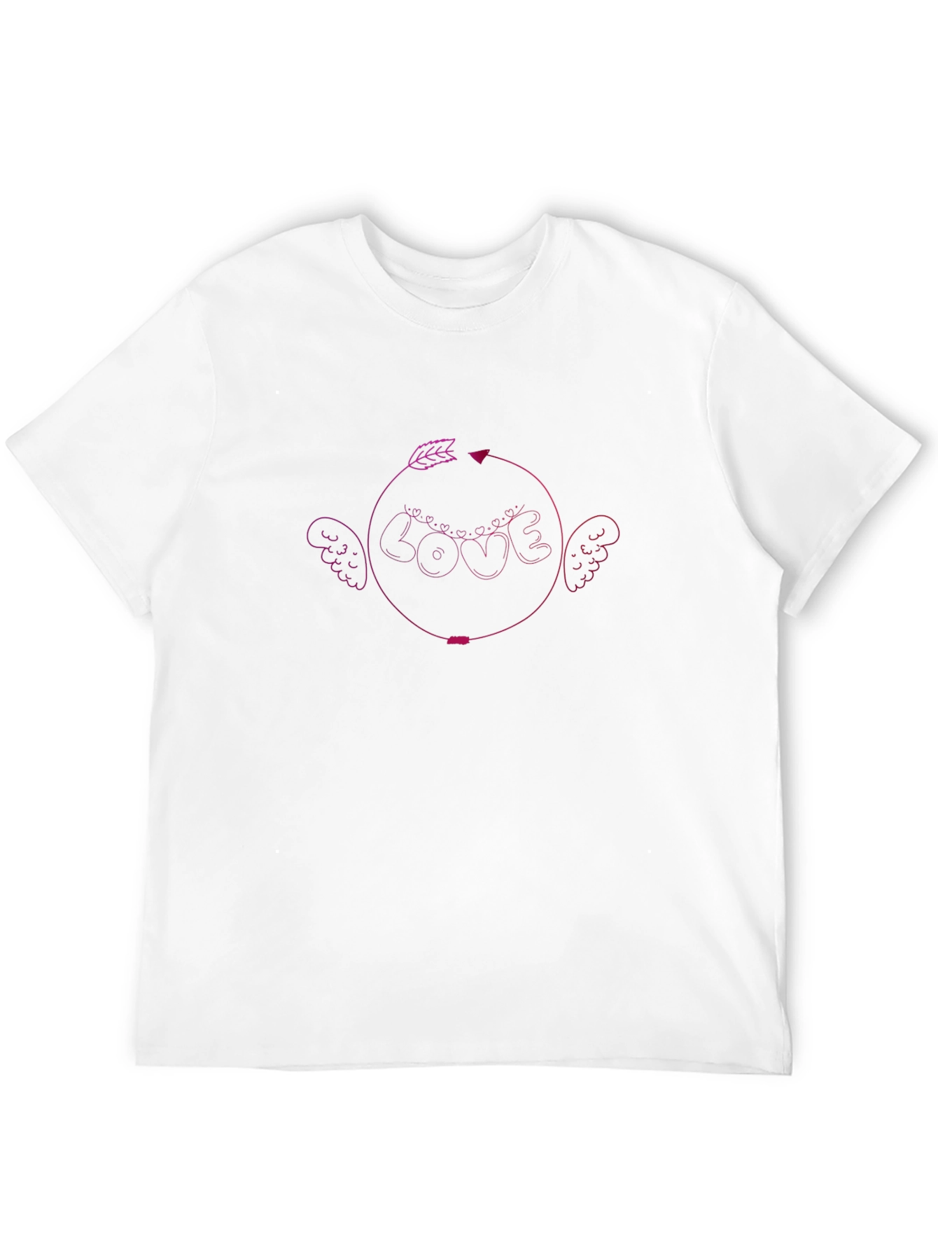 Love Arrow Graphic Tee - Black Casual Shirt