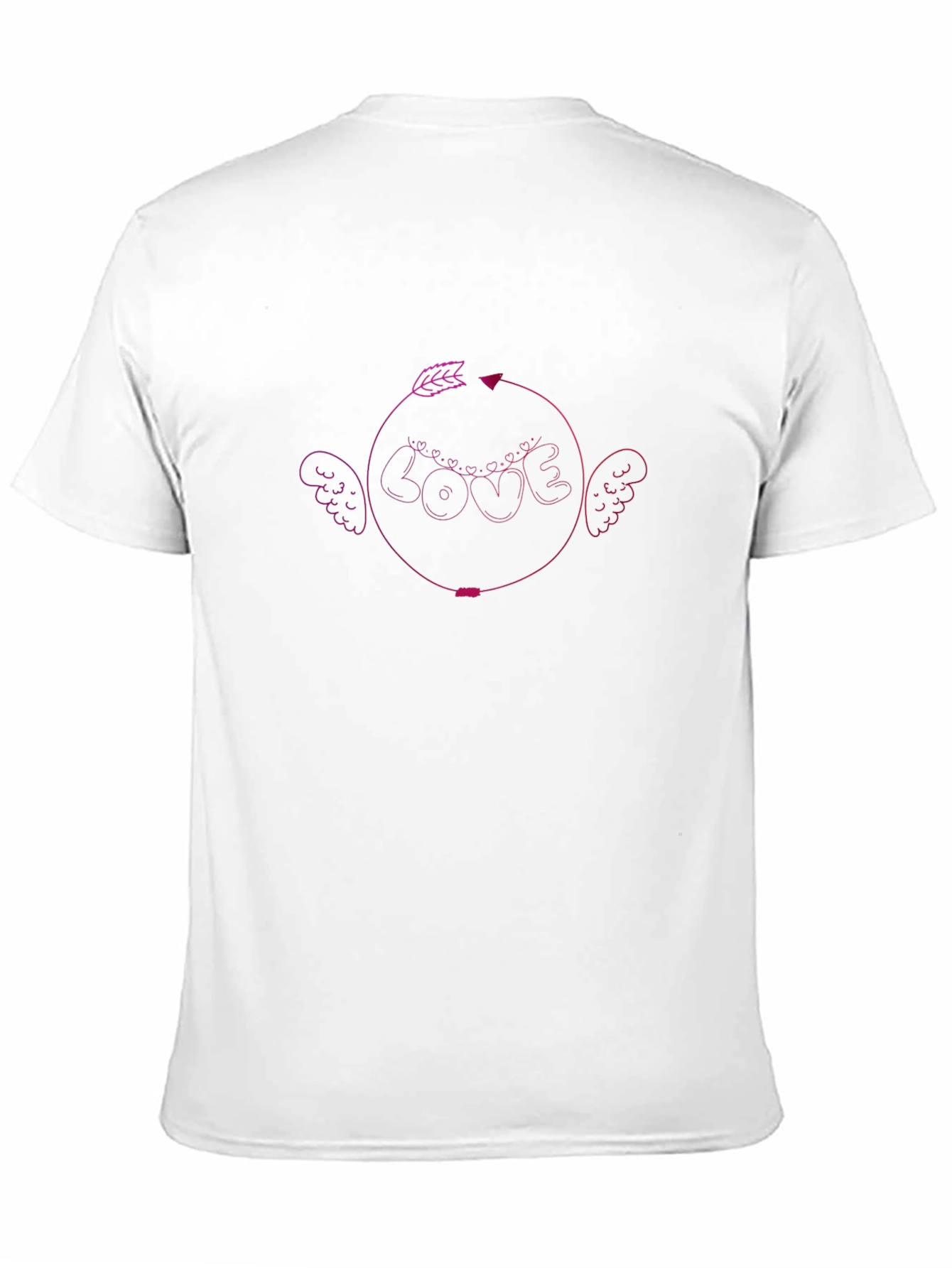 Love Arrow Graphic Tee - Black Casual Shirt