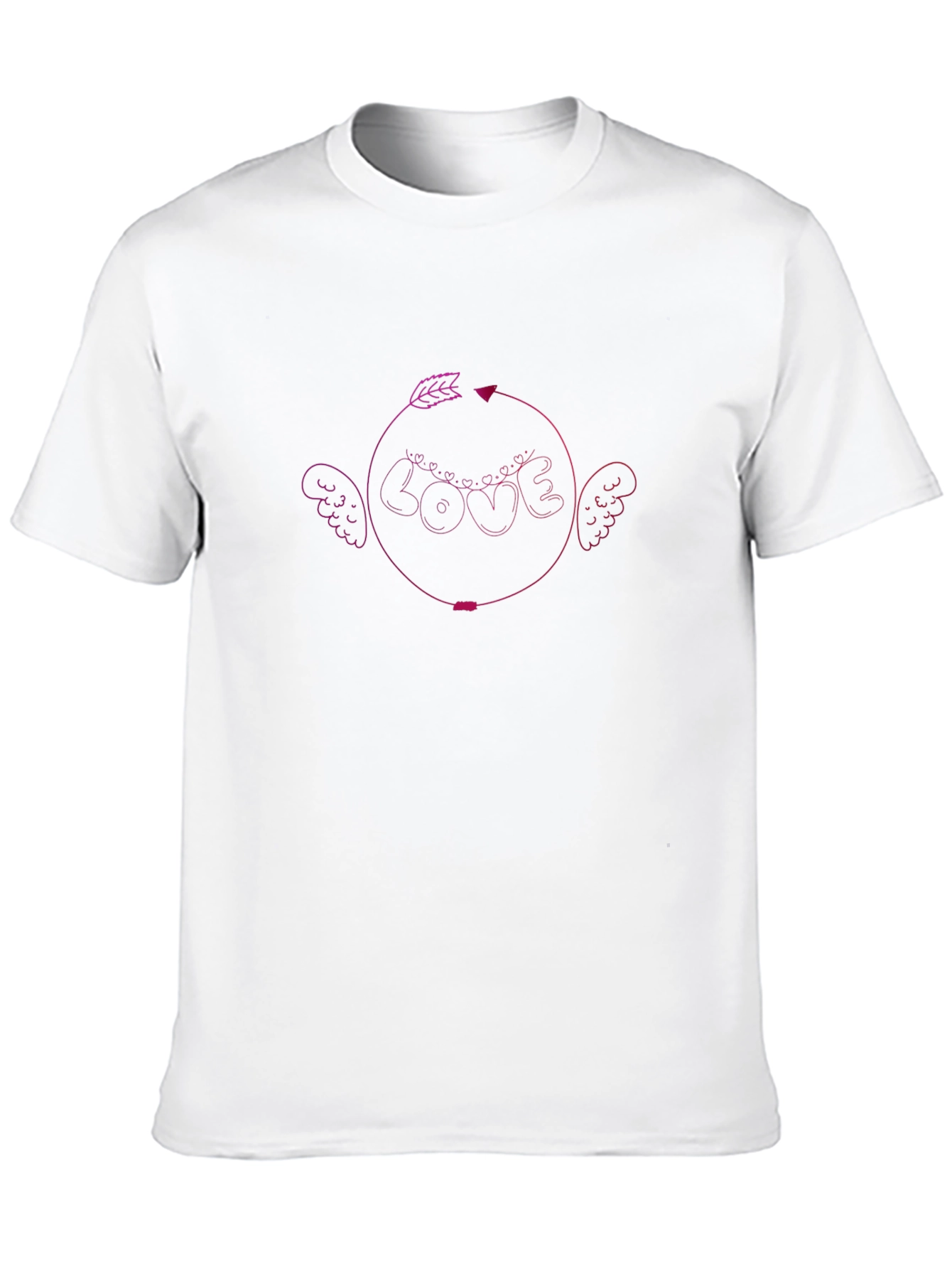 Love Arrow Graphic Tee - Black Casual Shirt