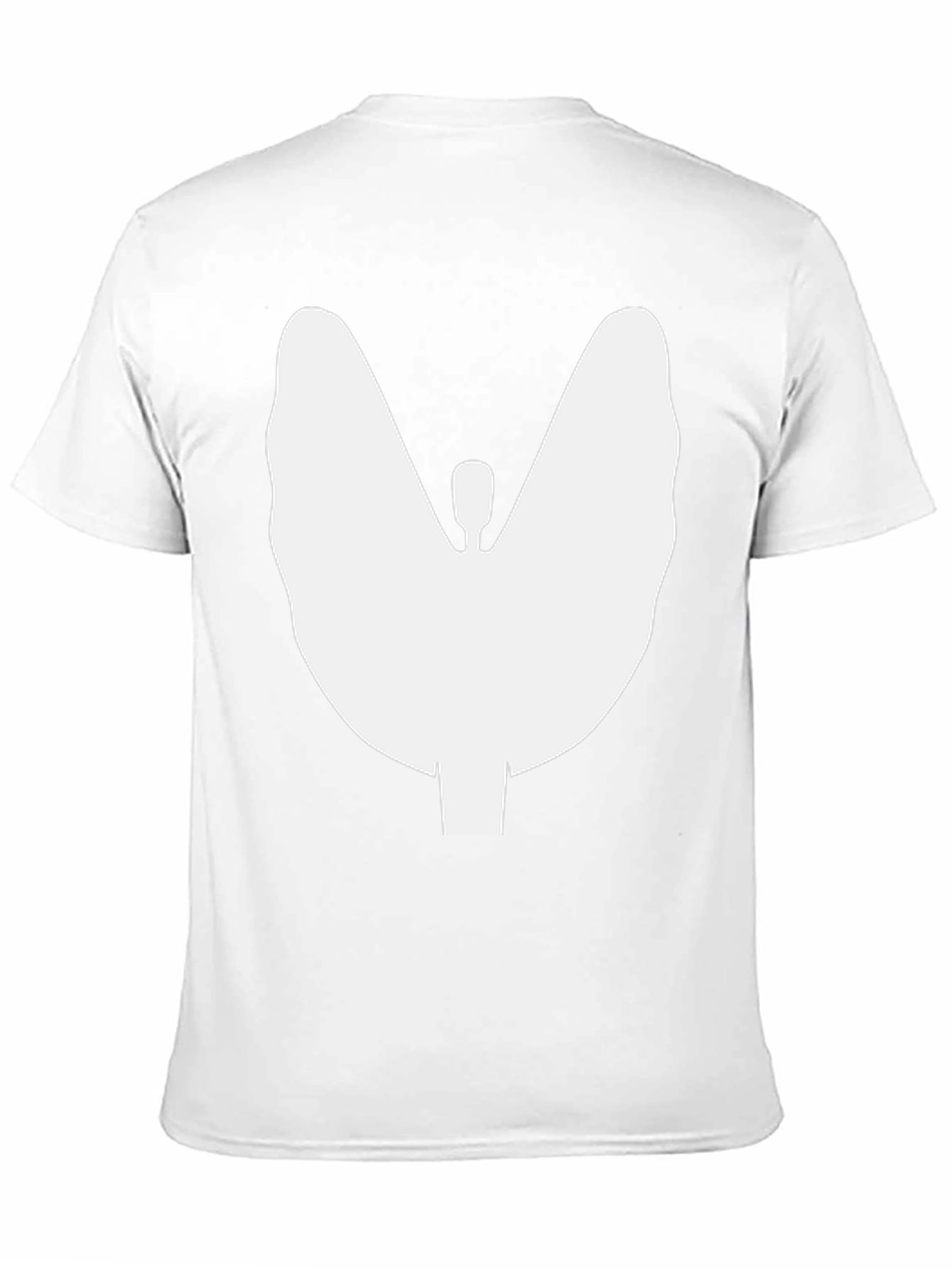 Thyroid Silhouette Graphic T-Shirt - Black