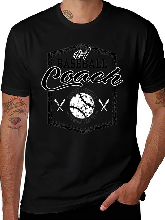 Baseball Coach #1 Graphic T-Shirt