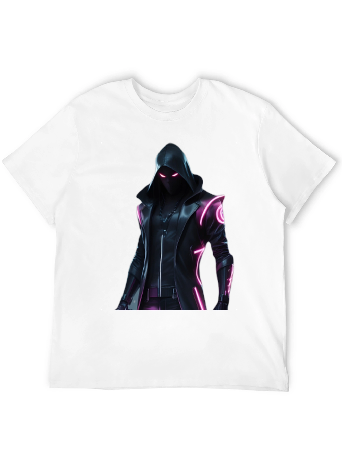 Cyberpunk Hooded Graphic T-Shirt