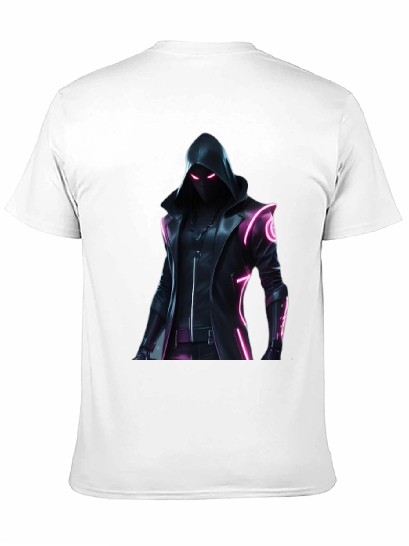 Cyberpunk Hooded Graphic T-Shirt