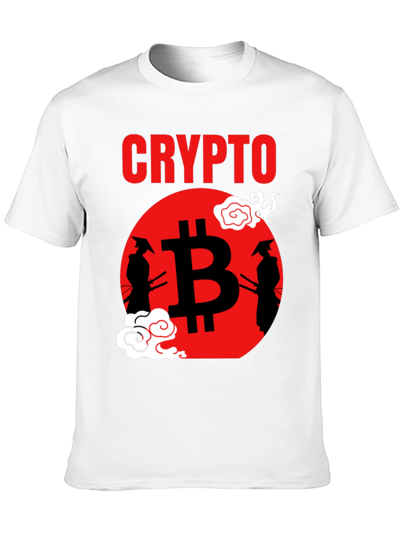Crypto Samurai T-Shirt - Bitcoin Design