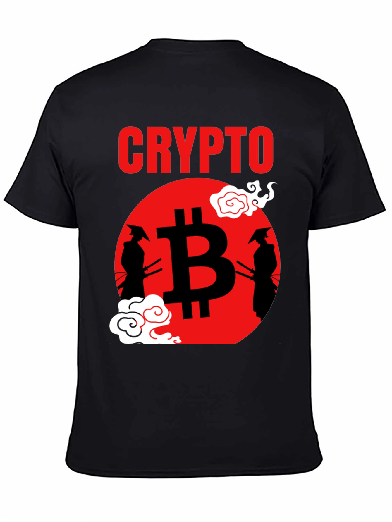 Crypto Samurai T-Shirt - Bitcoin Design