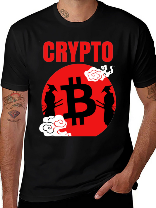 Crypto Samurai T-Shirt - Bitcoin Design