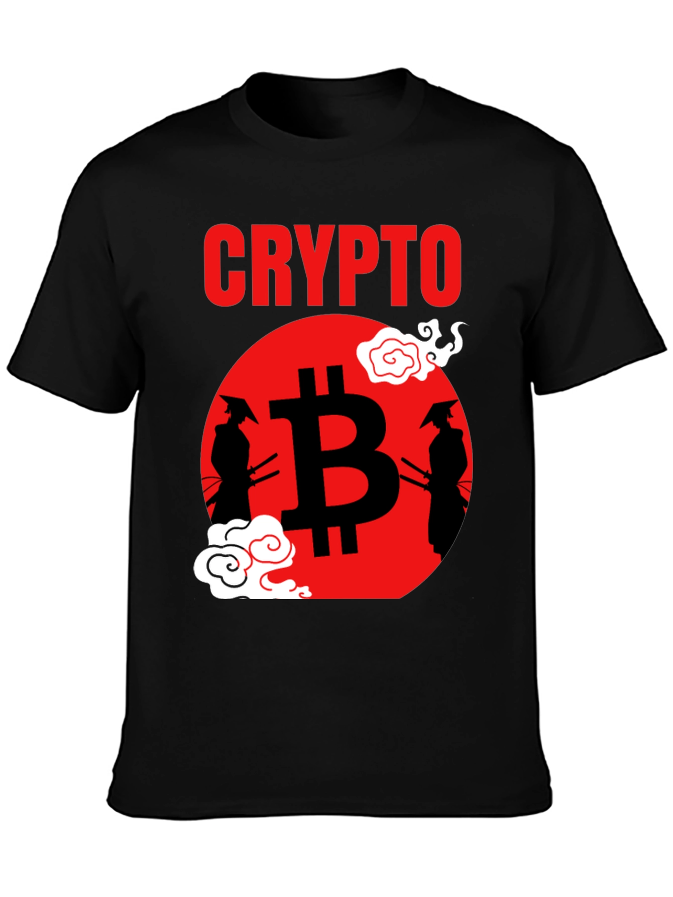 Crypto Samurai T-Shirt - Bitcoin Design