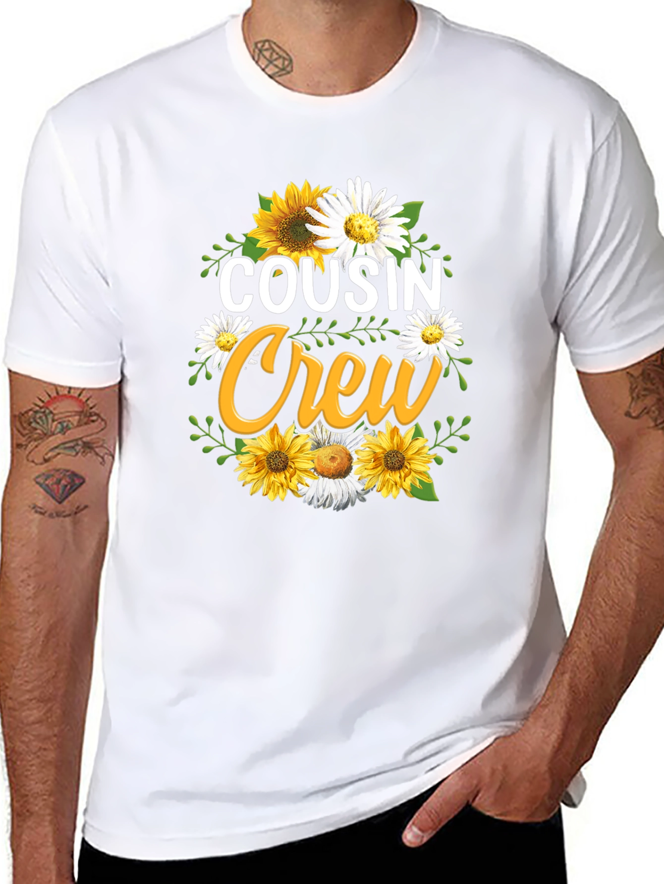 Cousin Crew Sunflower Graphic Tee